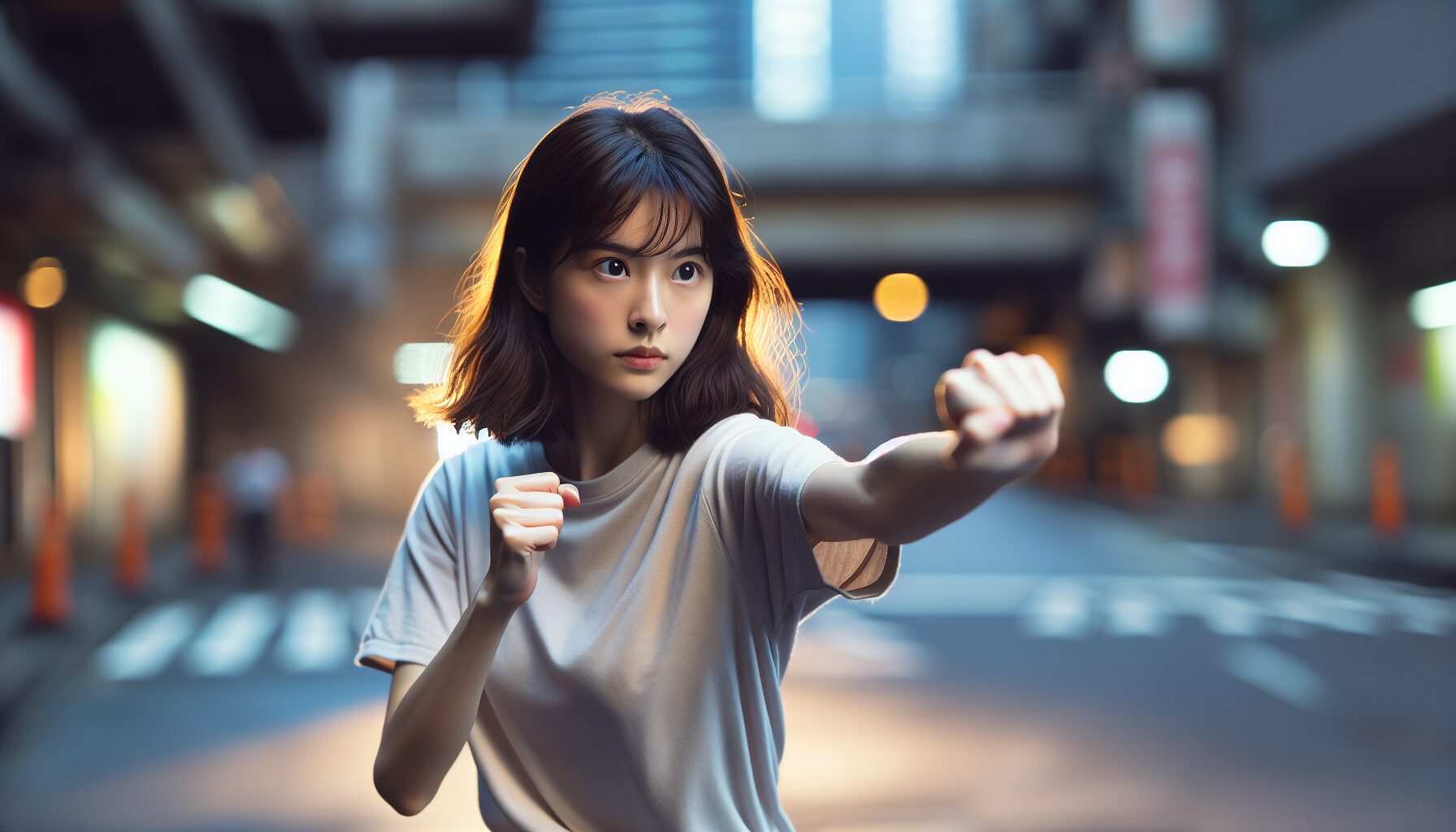 王影璐飾演的馮寶寶戰鬥場景,展現動作流暢及強大氣場