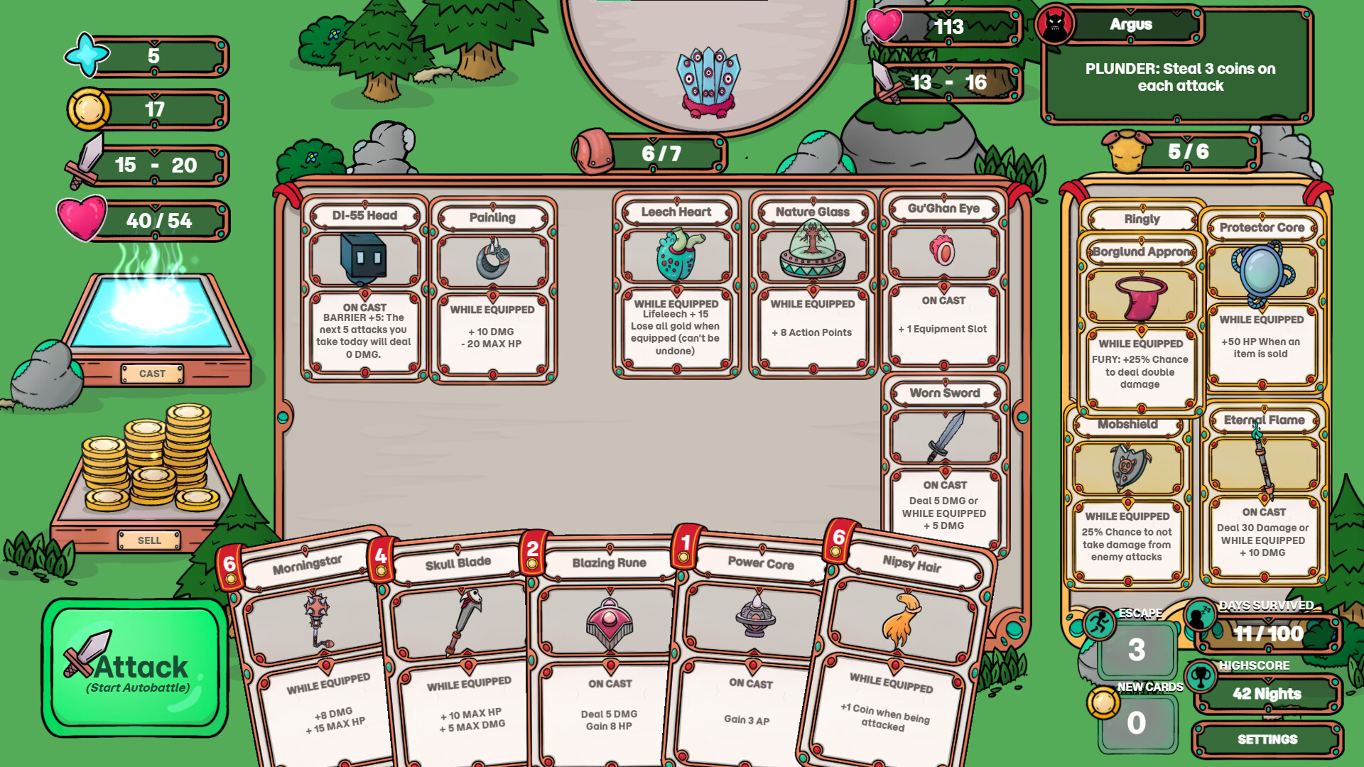 策略卡牌自動戰鬥Roguelite新作!《符文之森:百夜求生》深度解析,挑戰百夜生存極限