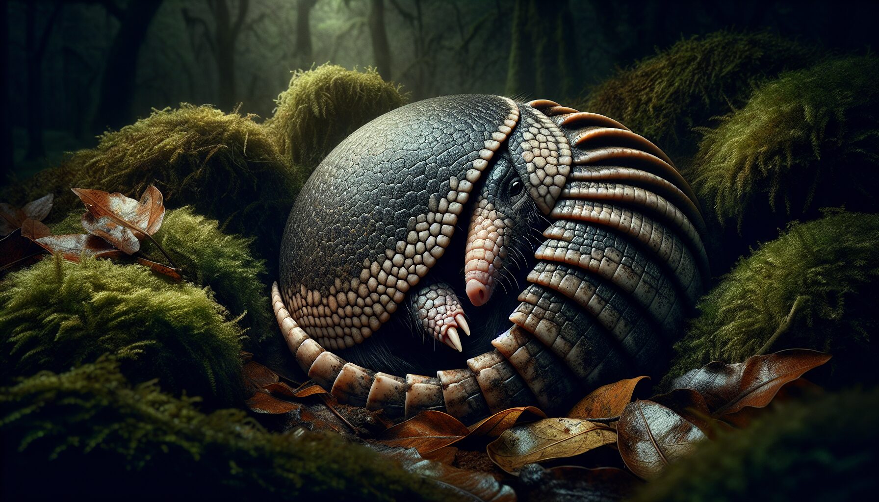 犰狳夜行時的孤獨身影,象徵小說主角的內心狀態