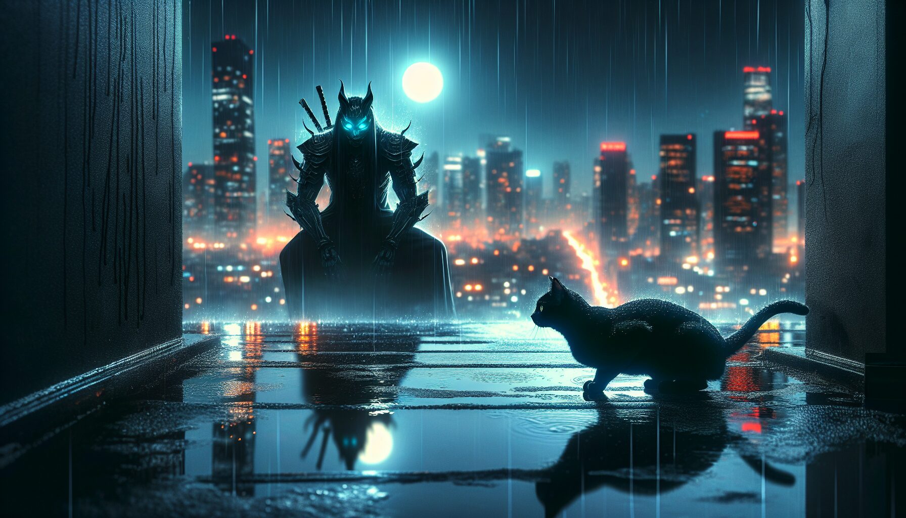 小說《犰狳》的人物插畫,展現主角的外堅內柔主題