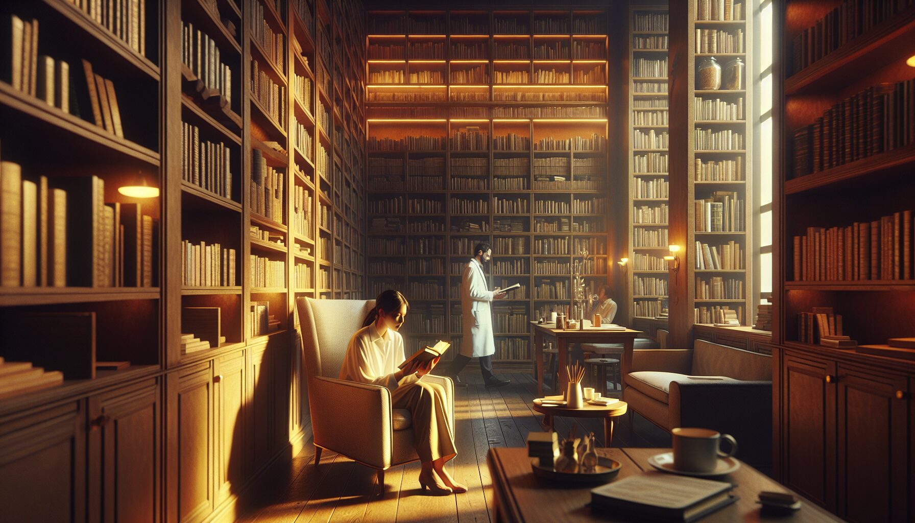 世界微塵裡小說角色淡雅插圖