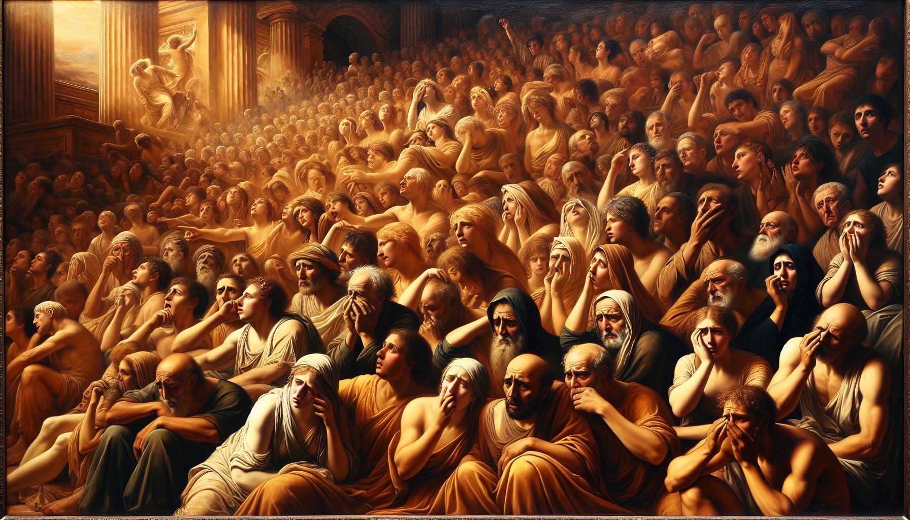 書架上擺滿各種經典虐心小說