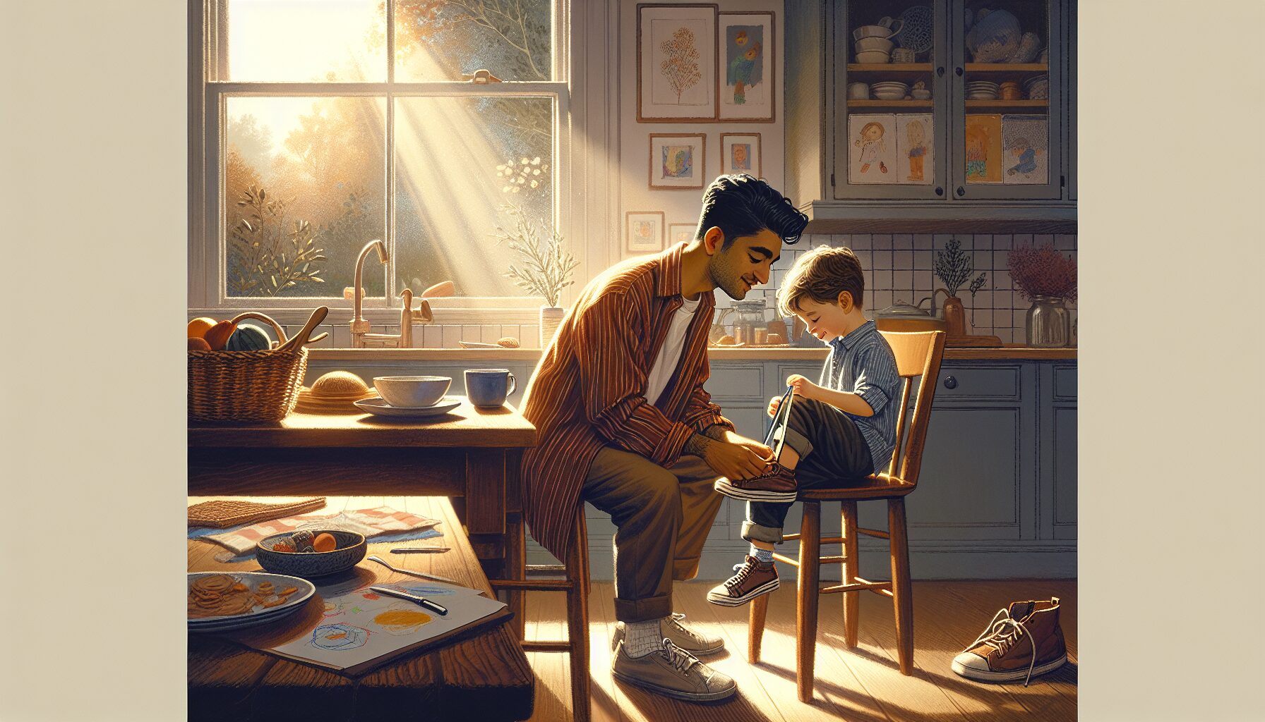 康萊與小遠的父子互動與成長日常