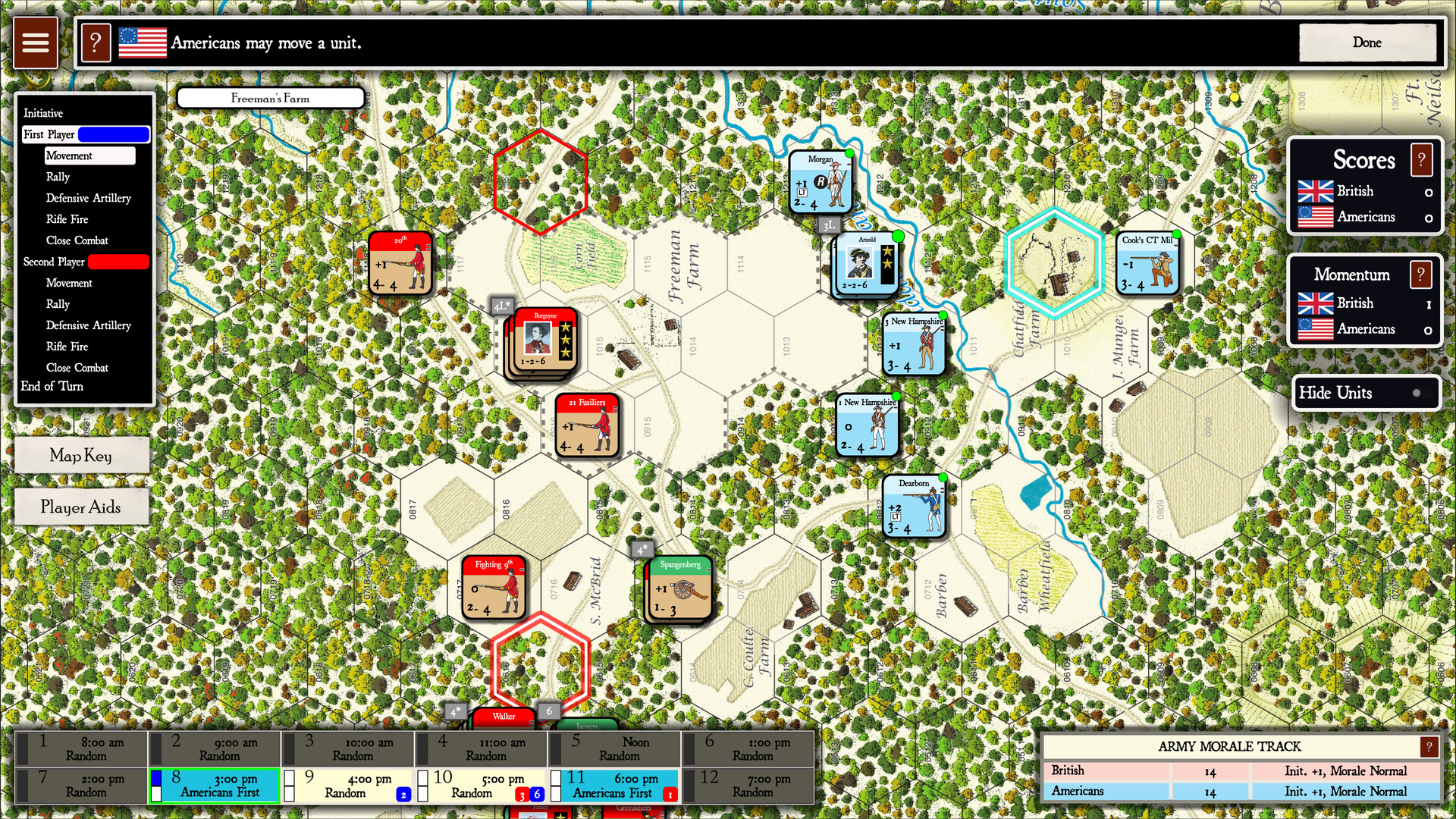 硬派戰棋遊戲新作！《薩拉托加》桌上戰棋數位化登Steam，沉浸美國獨立戰爭經典戰役