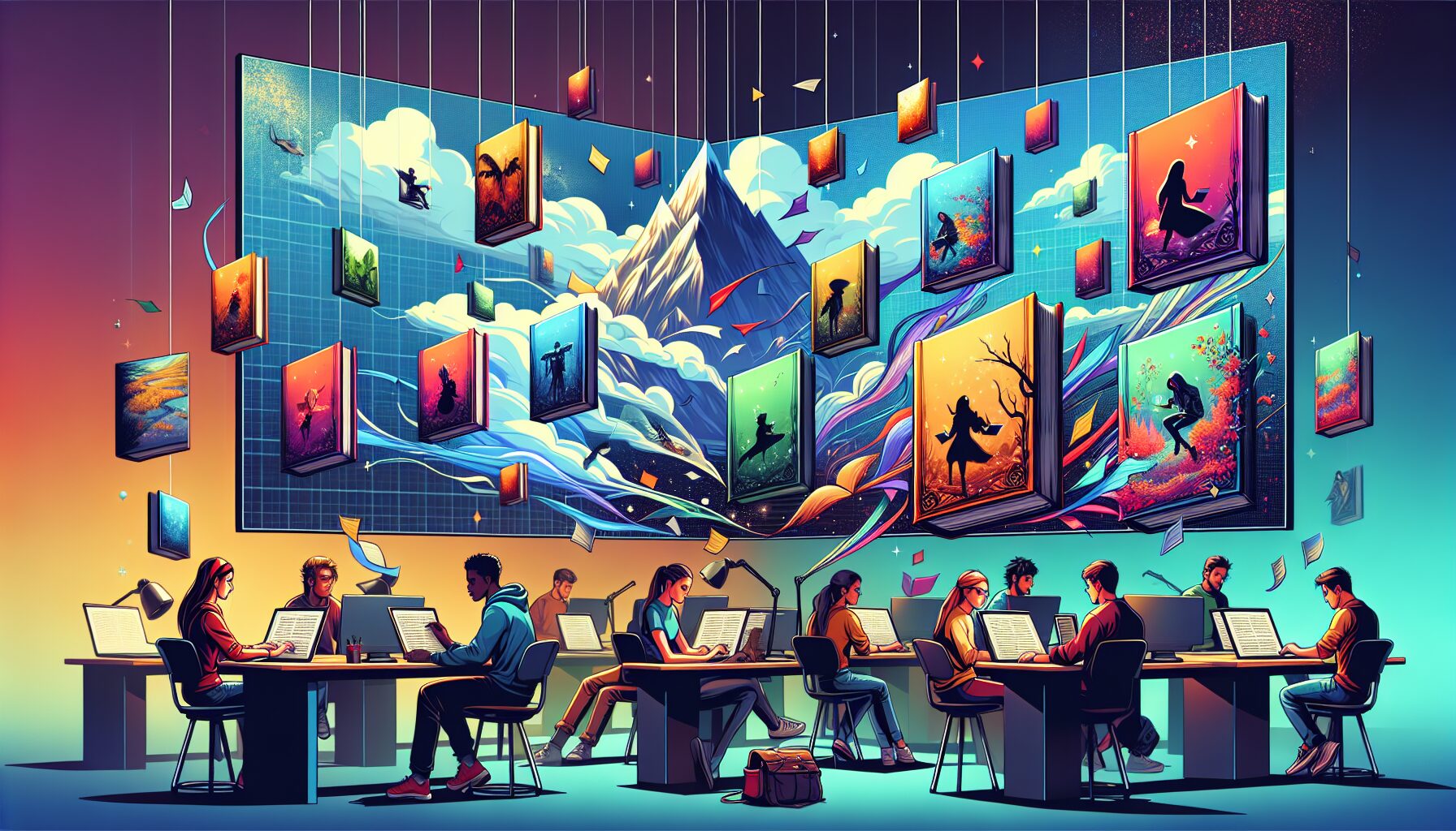 各大文學平台上的五指山主題作品