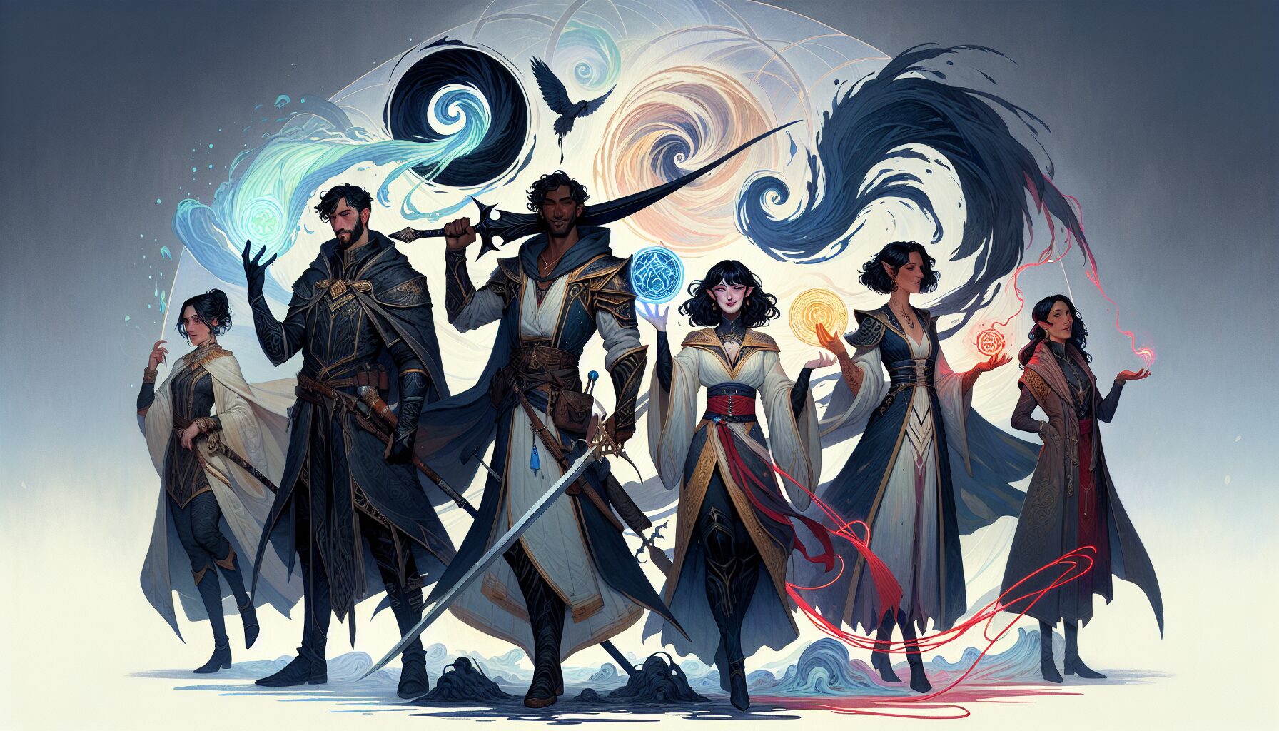 黑色暴牛核心成員官方藝術圖