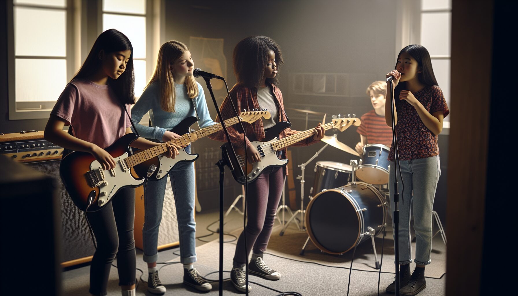 團結Band成員互動與排練場景