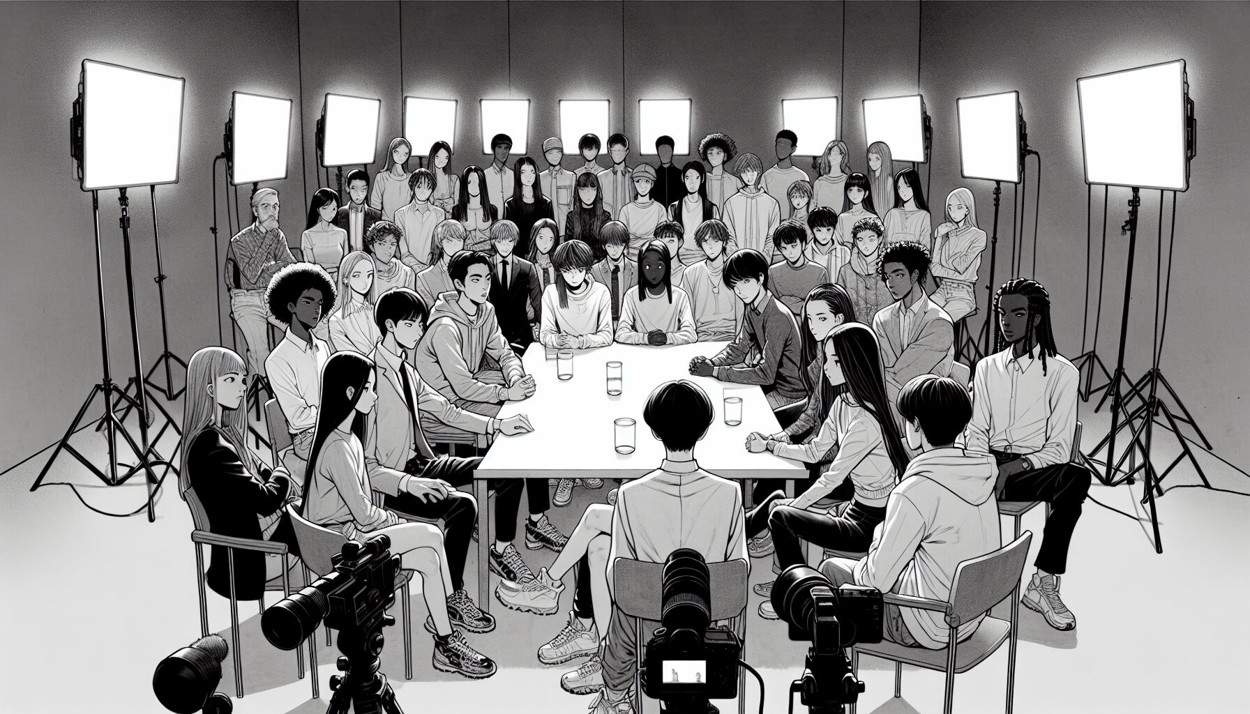 舞台表現、演技與人設的交錯描寫