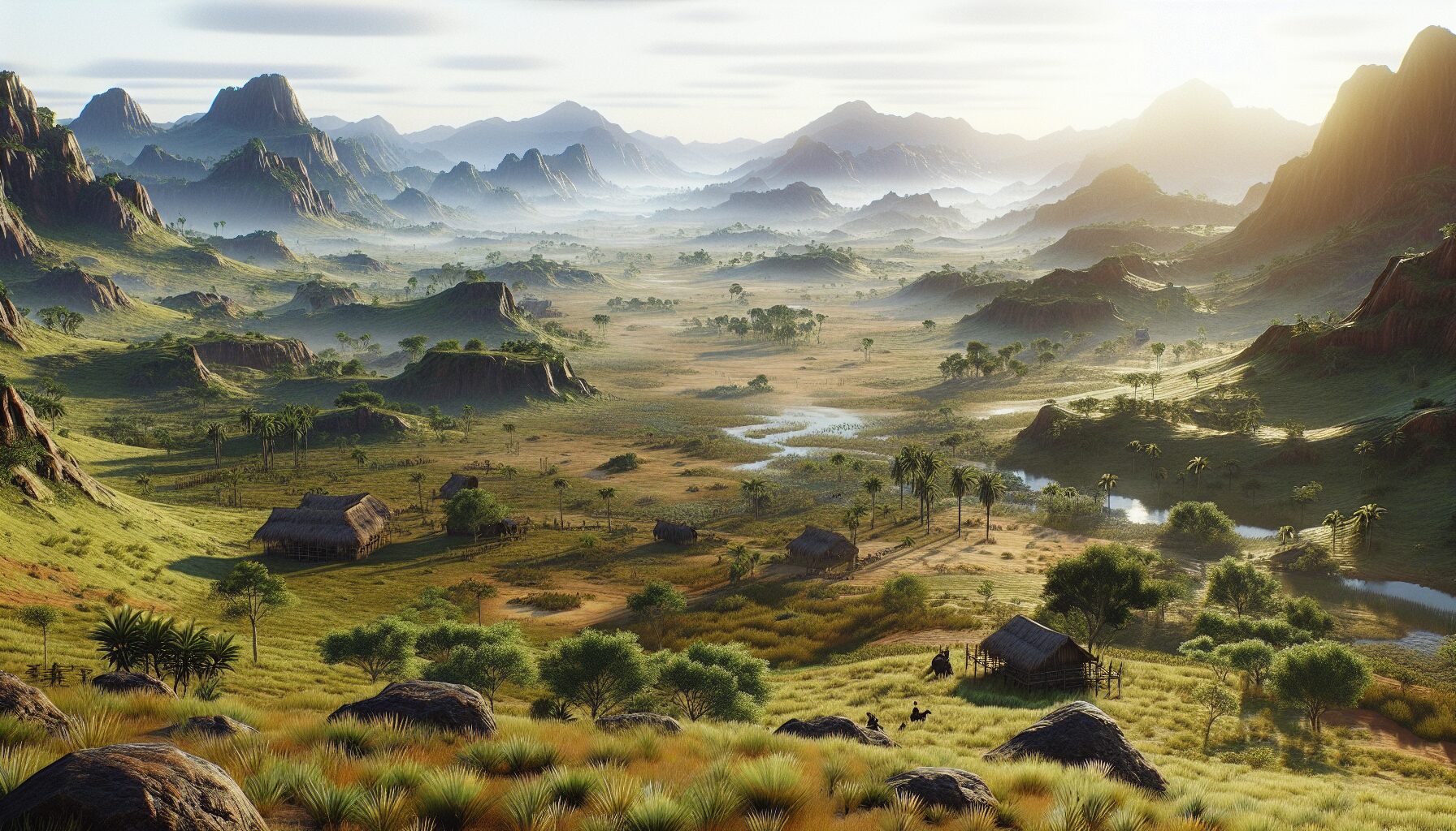 無縫開放世界與鷺鷹龍載具實機畫面