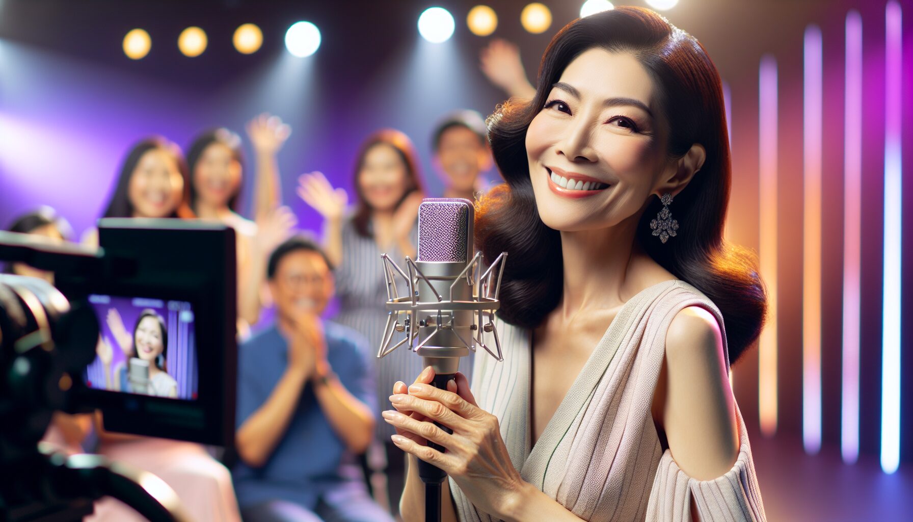 蔣篤慧接受節目訪談的溫馨片段