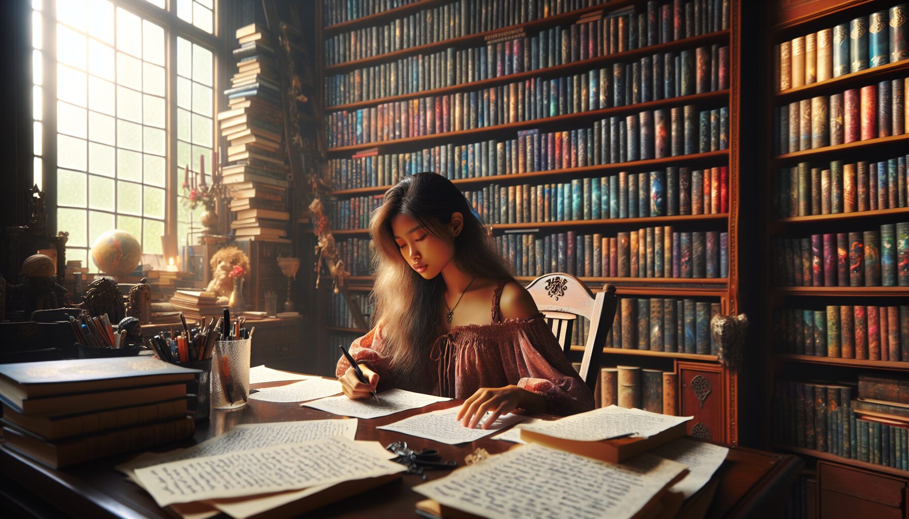 水泉小說《風動鳴》書封及閱讀場景