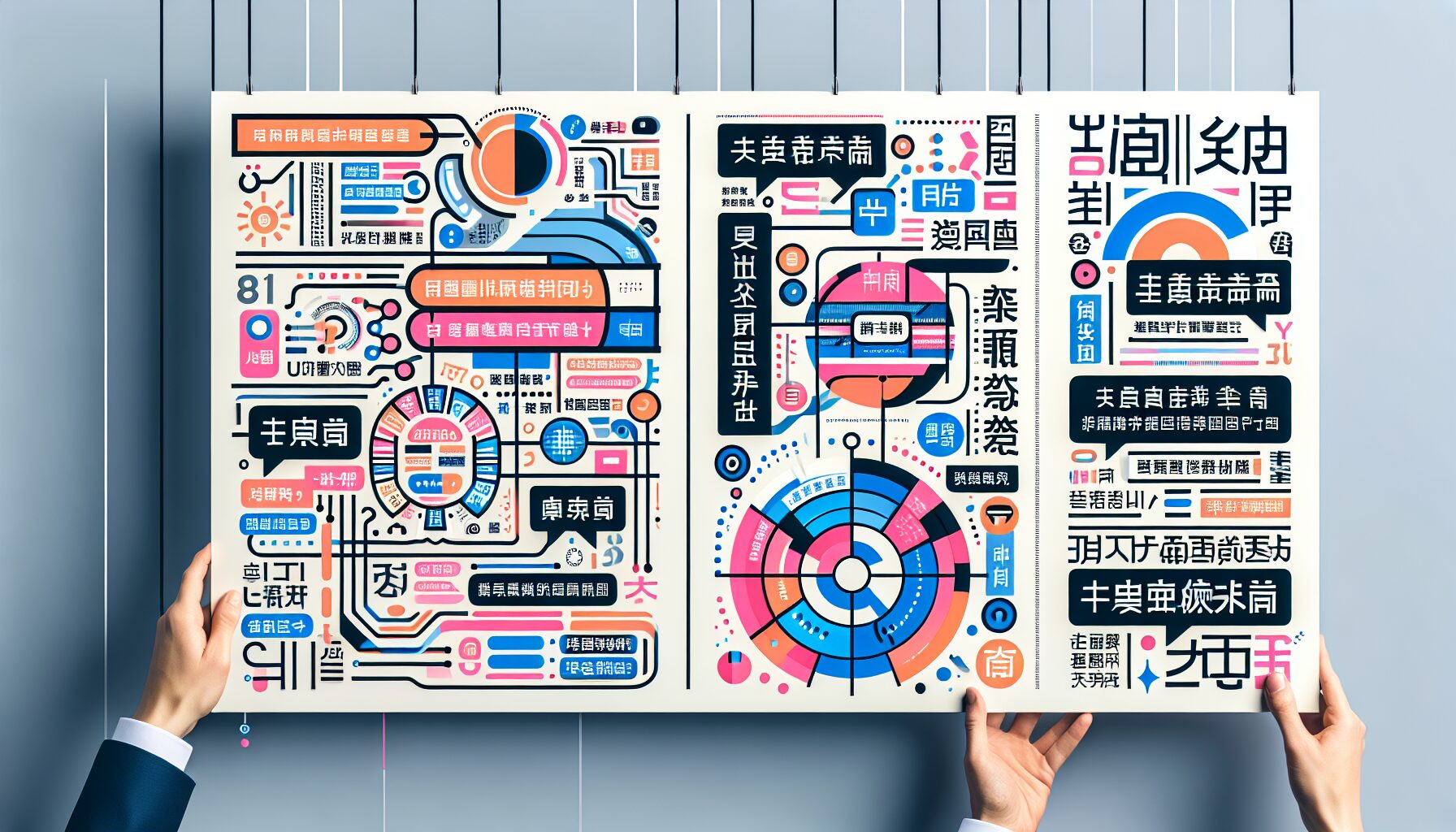 Nano Banana Pro 圖像中文字示範，日文及各語言均可精準描繪