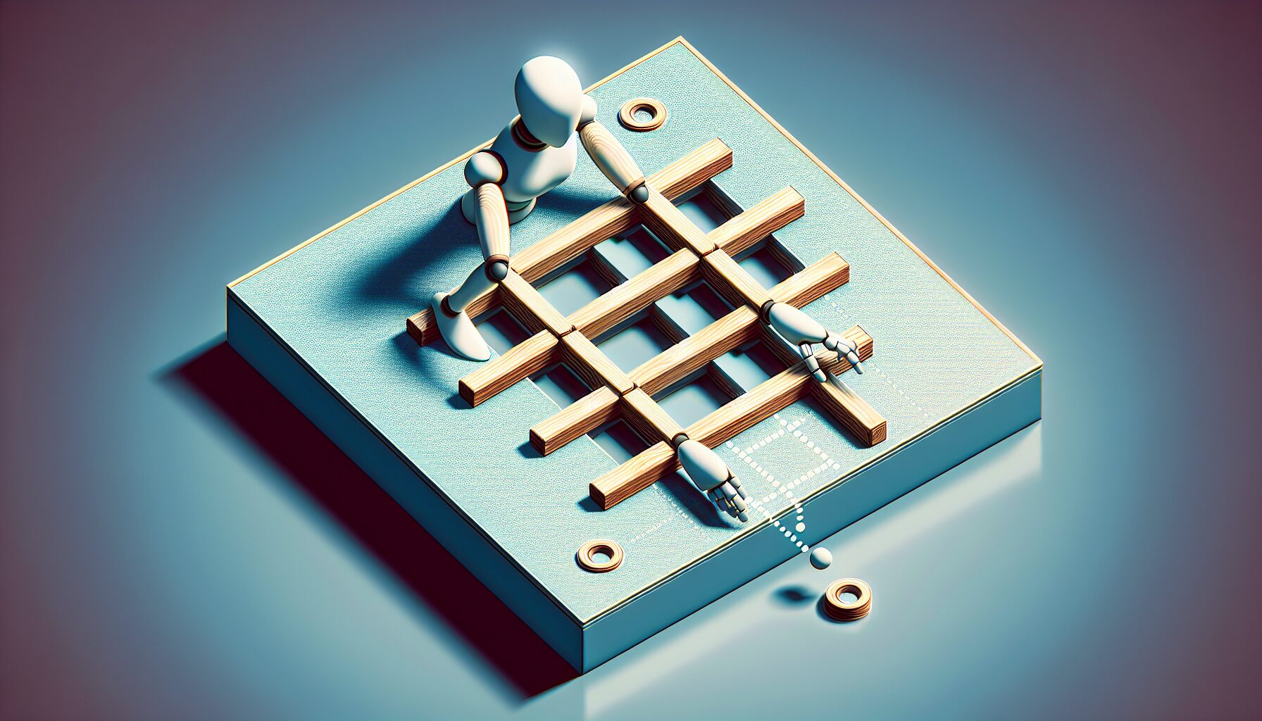 Nano Banana Pro 展示推論能力，能讀懂且進行井字遊戲的決策