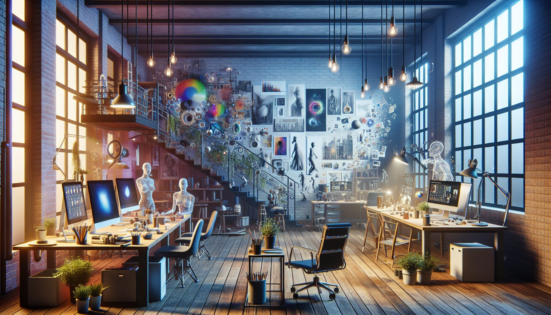 Nano Banana Pro 透過提示詞實現的明暗對照法光影與高階攝影視角效果