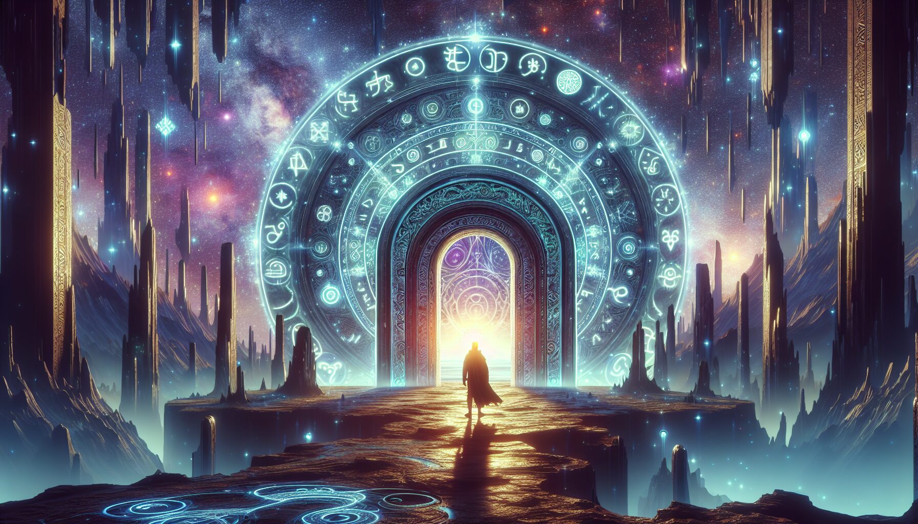 盤龍主角林雷與魔法之力特效插畫