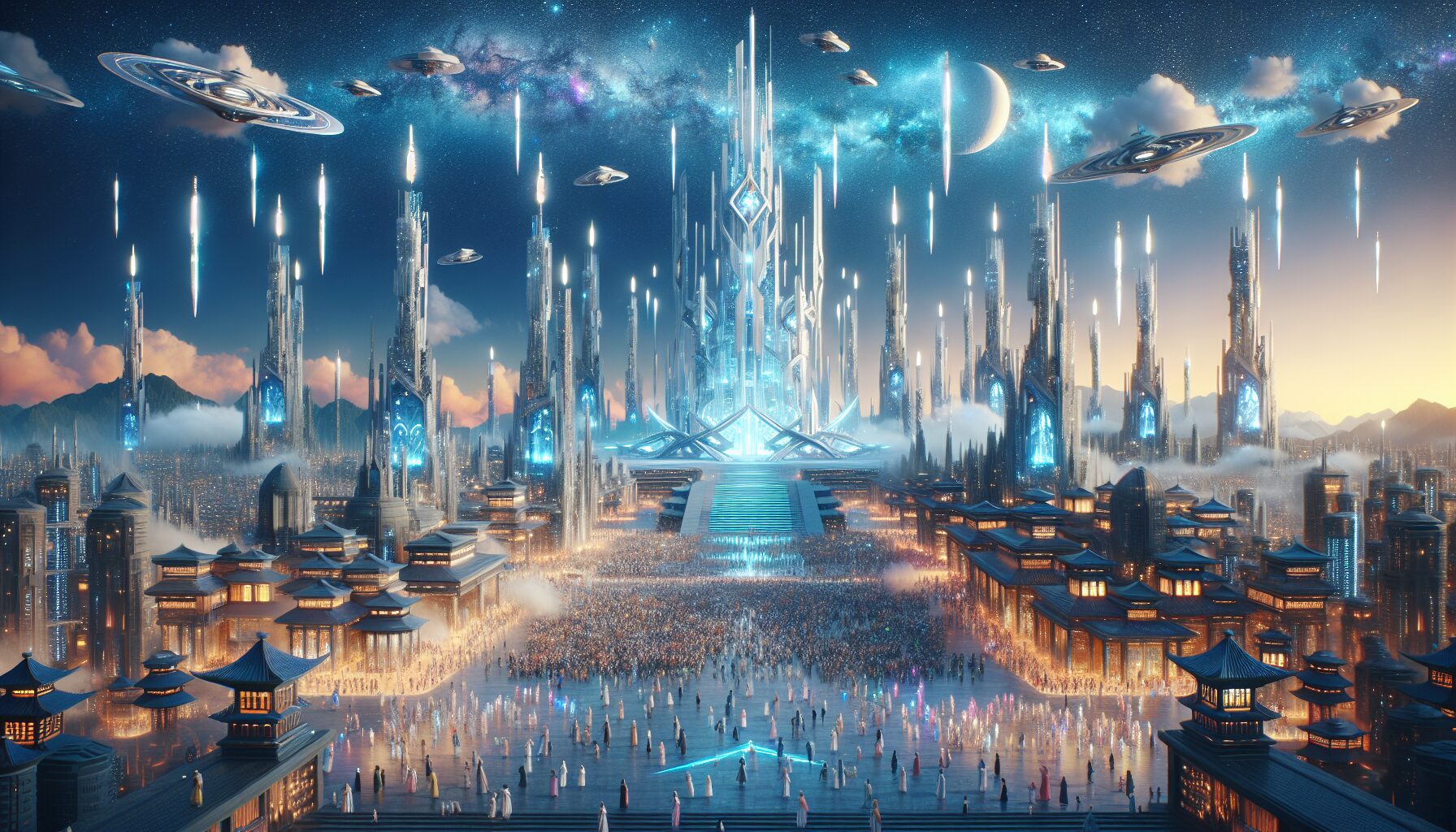 修真四萬年現代修真文明與主角插畫