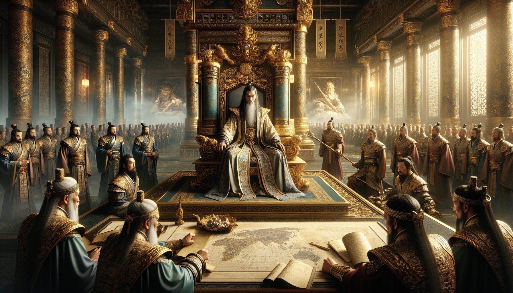 紂王權謀逆天主角同人插畫