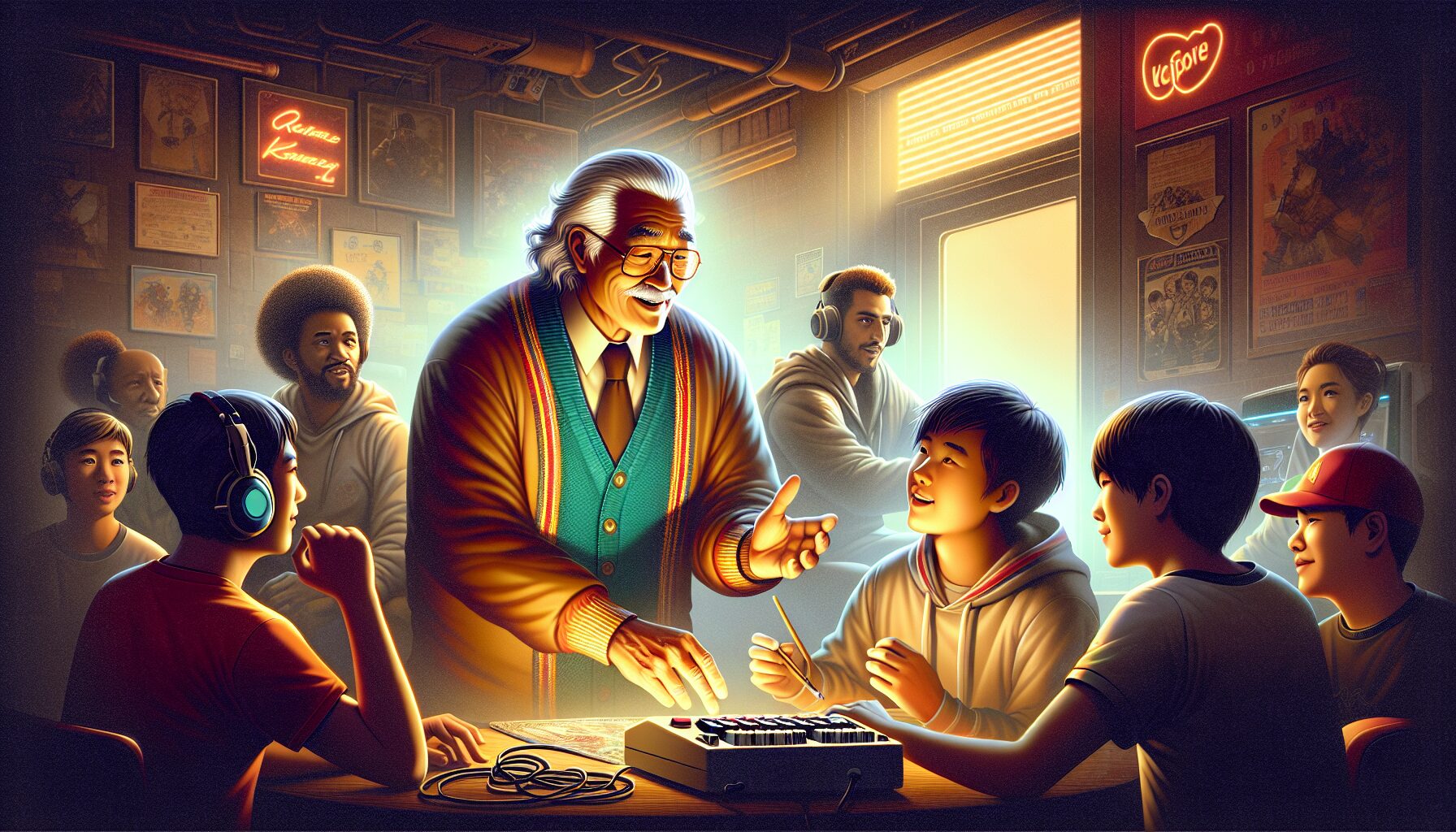 資深電競教練與新生代選手交流瞬間