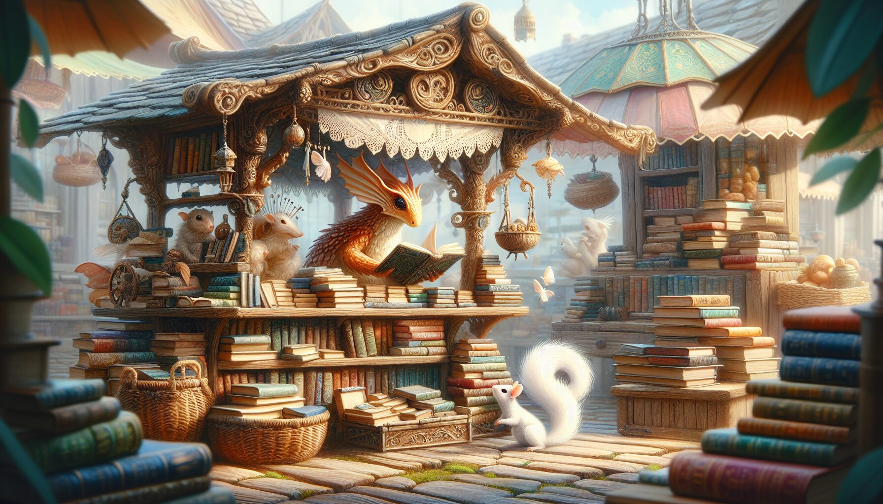 小桃與吉伊卡哇互動，展現渴望讚美的模仿行為