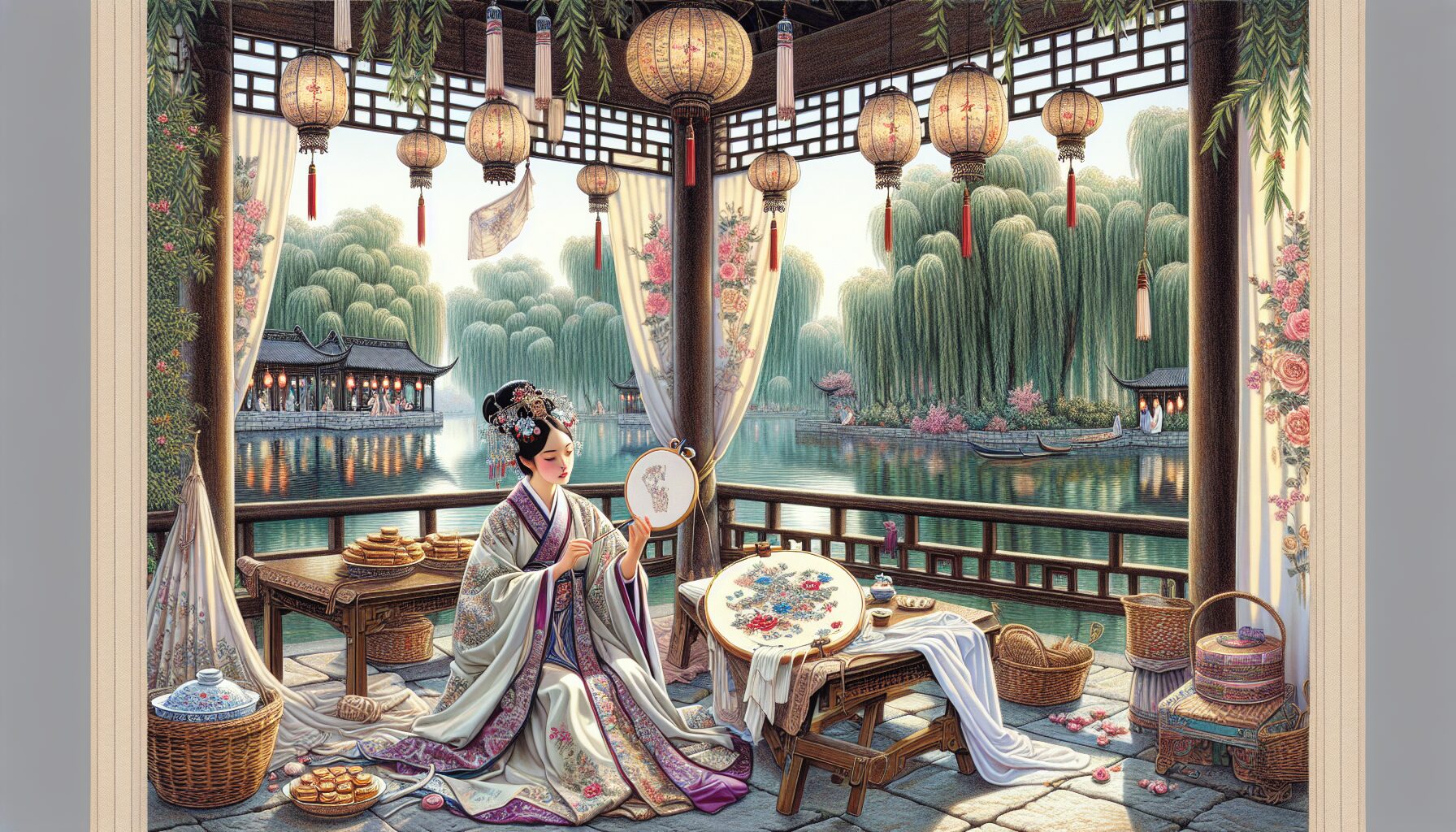 融合蘇州文化的阮梅人物造型及細膩設計細節