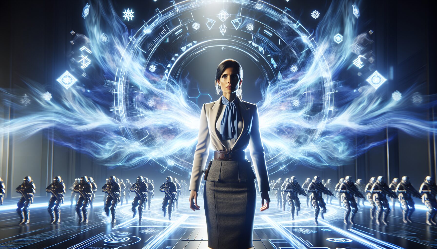 阮梅戰鬥內技能演示畫面,特效與輔助效果表現