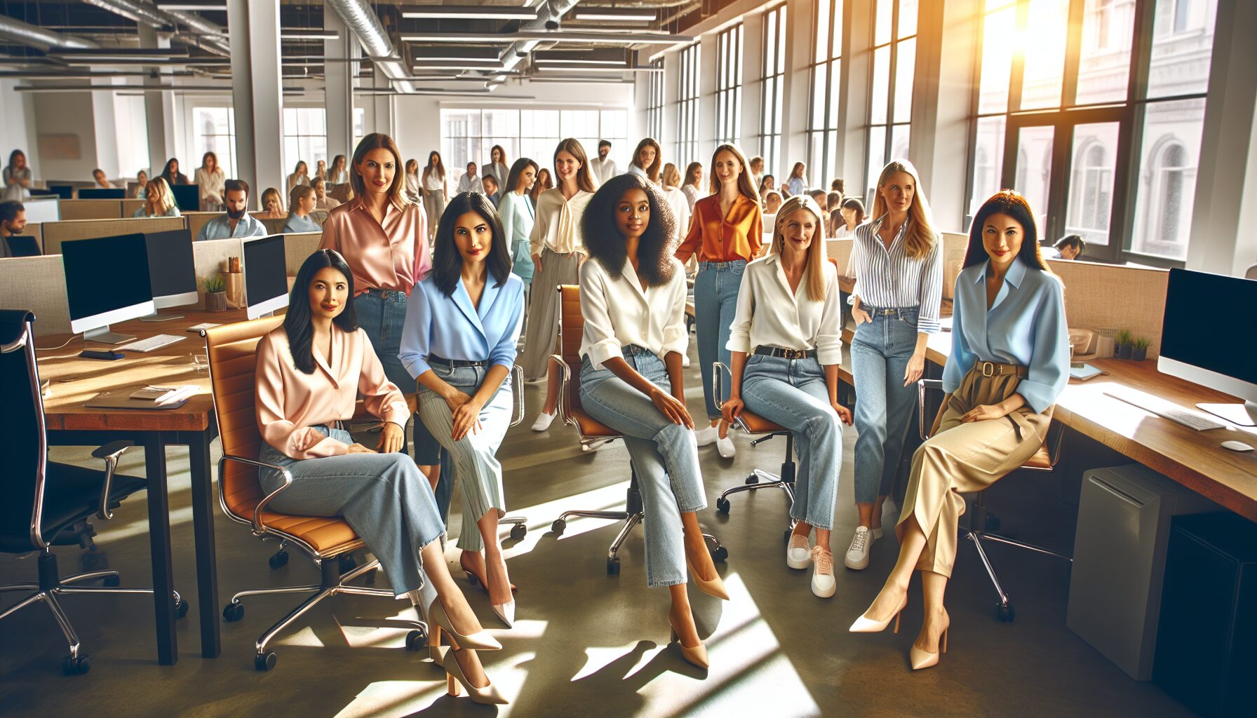 女主獨美小說主打現代女性力量插畫