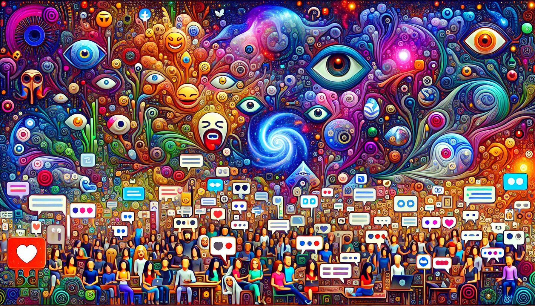 配角敬畏主角的視角敘事插圖