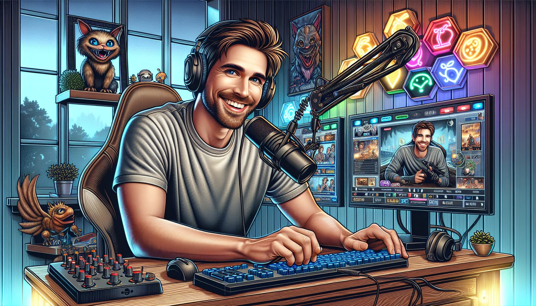 GodJJ歡樂實況互動瞬間