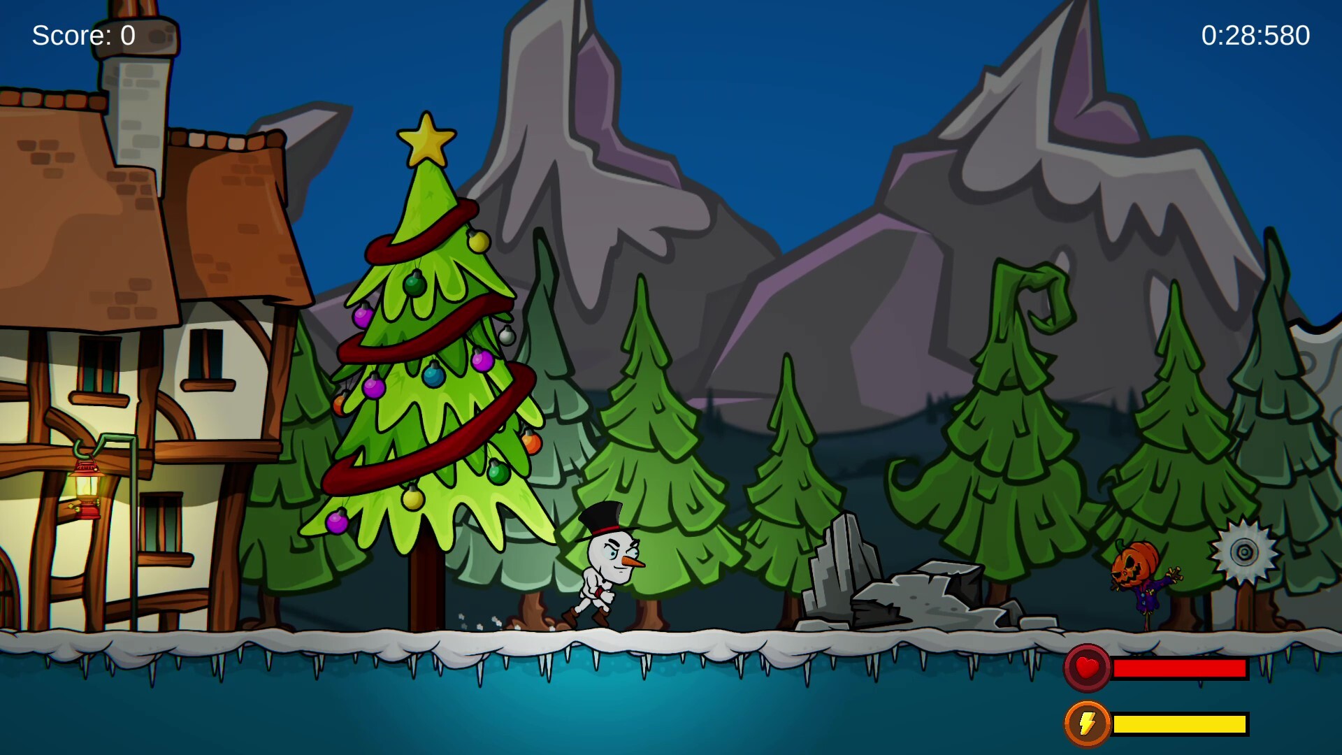 2D動作冒險新作《聖誕之魂》Steam上架！拯救聖誕的雪人奇幻街機挑戰