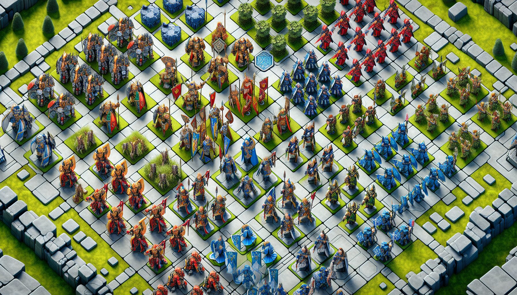 戰棋遊戲角色數值與職業成長介面