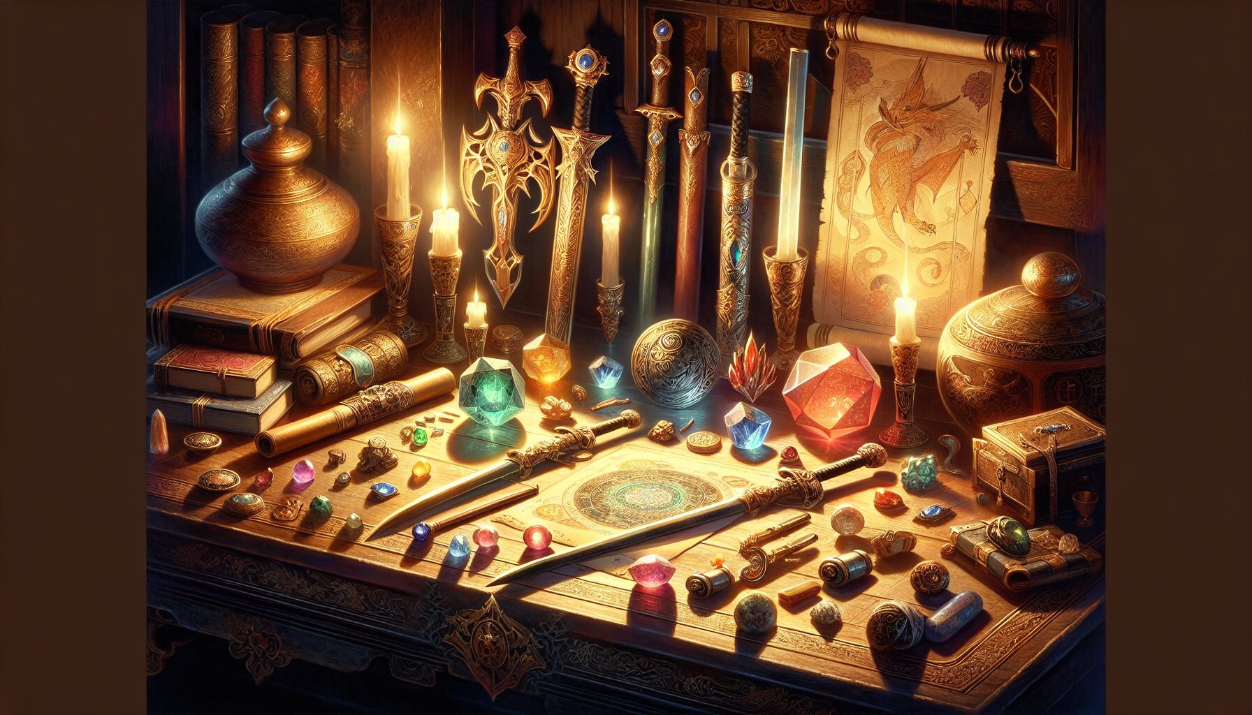 豐富多樣的寶物與道具系統