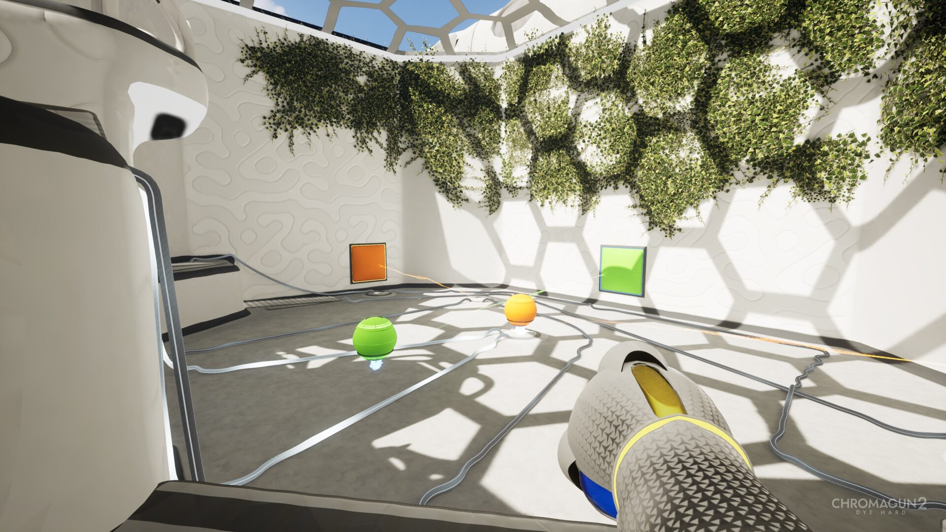 腦力爆發！PS5 益智冒險新作《ChromaGun 2: Dye Hard》多重宇宙硬派解謎升級