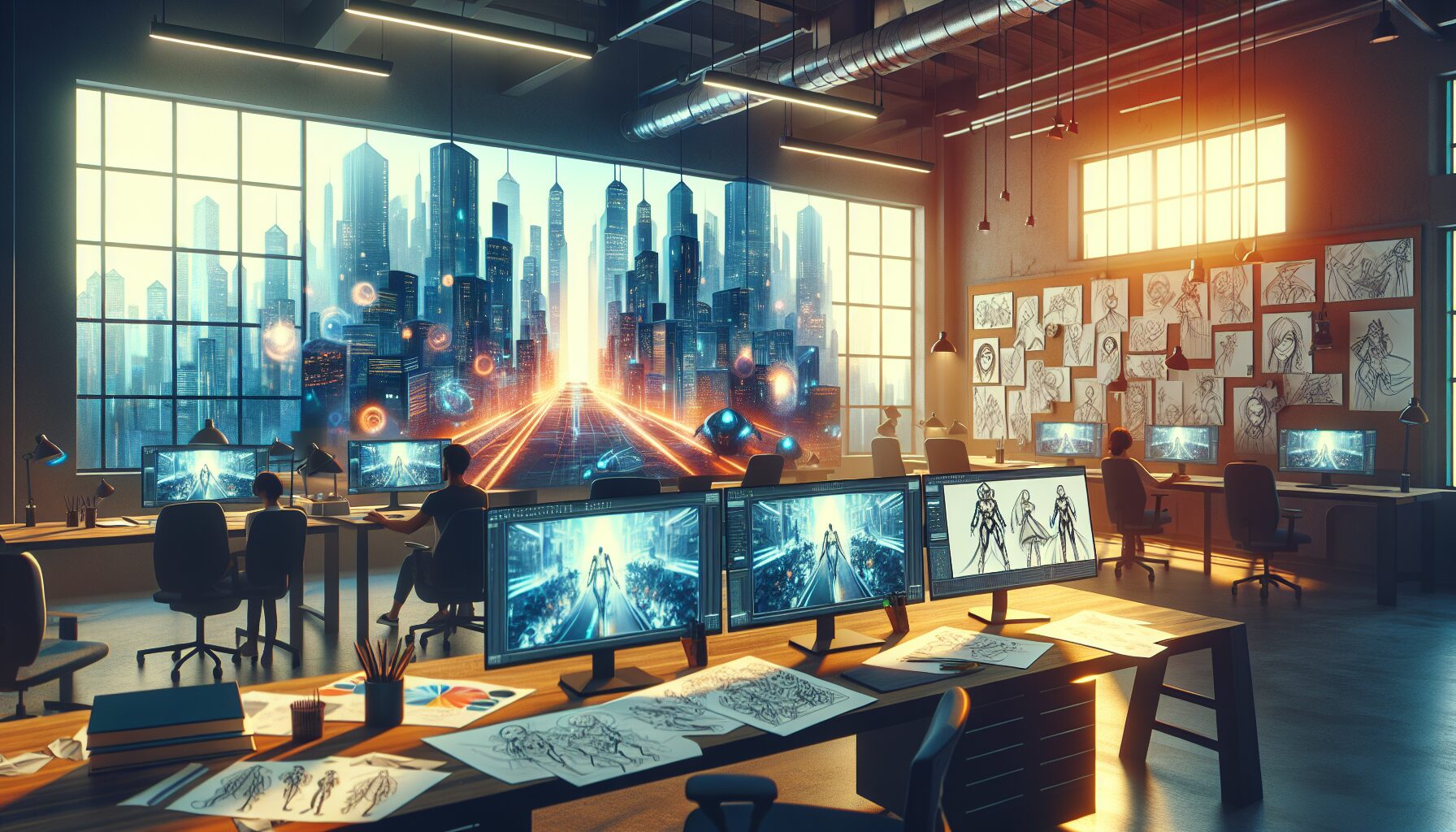 續集製作團隊釋出的角色設計草圖