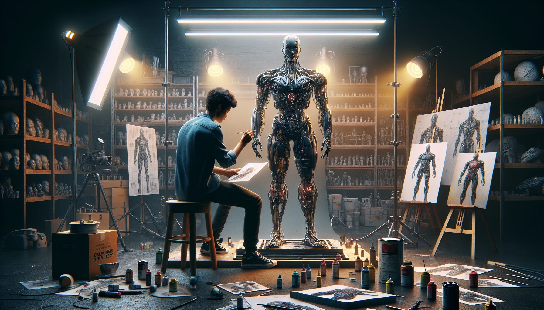 一番賞 MASTERLISE 系列大衛與露西模型