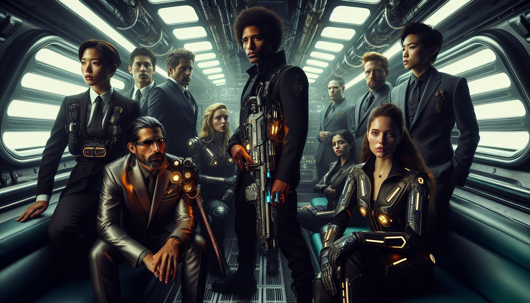 全新陣容合影,呈現主角群新舊交替的氛圍