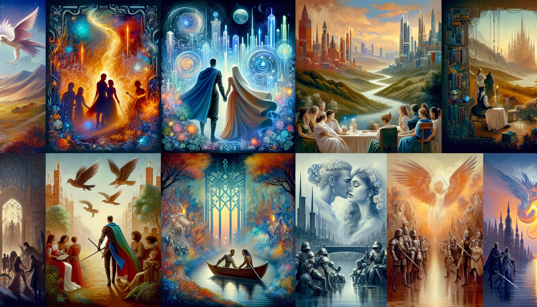 熱門正版小說平台Logo拼圖