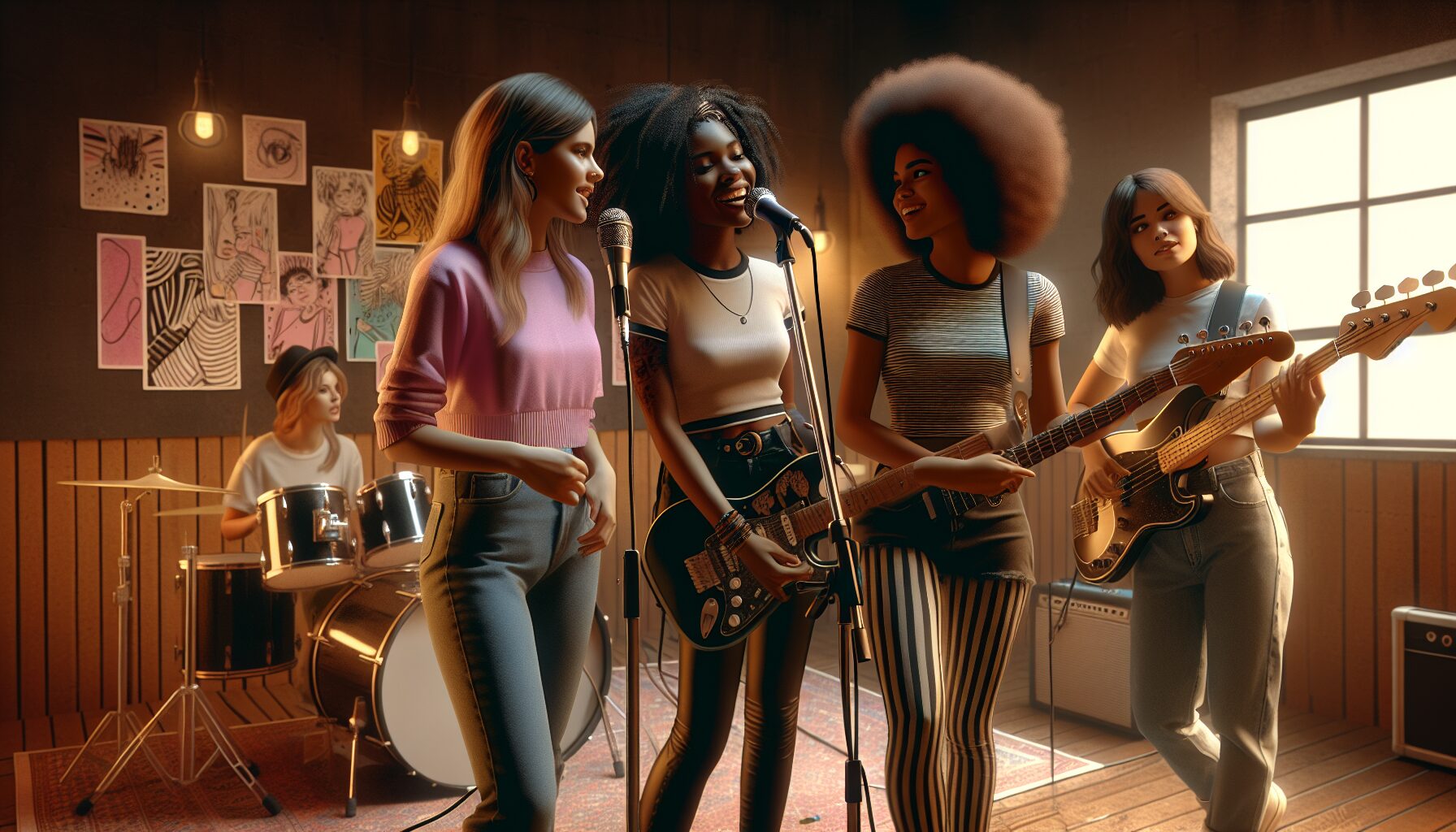 サバシスター三位成員合照現場演出