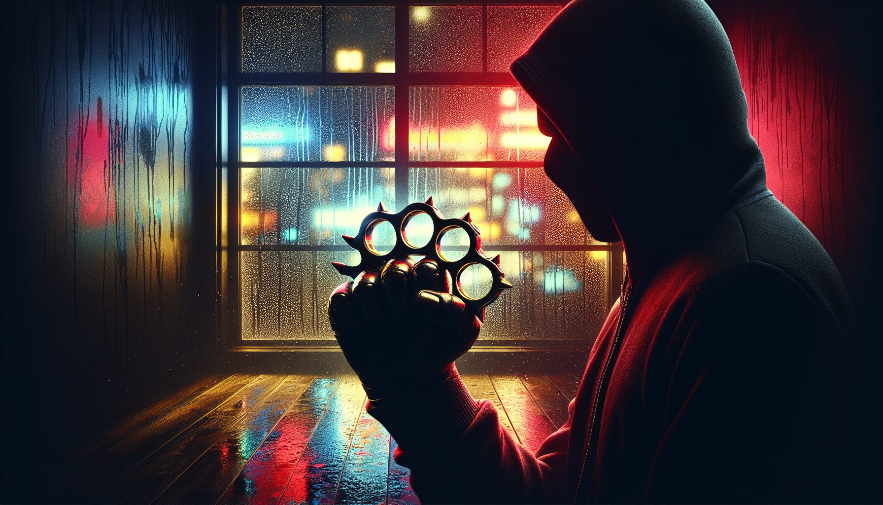 小說《【古惑仔】銅紫荊與鐵指虎》中以鐵指虎為主題的角色插畫