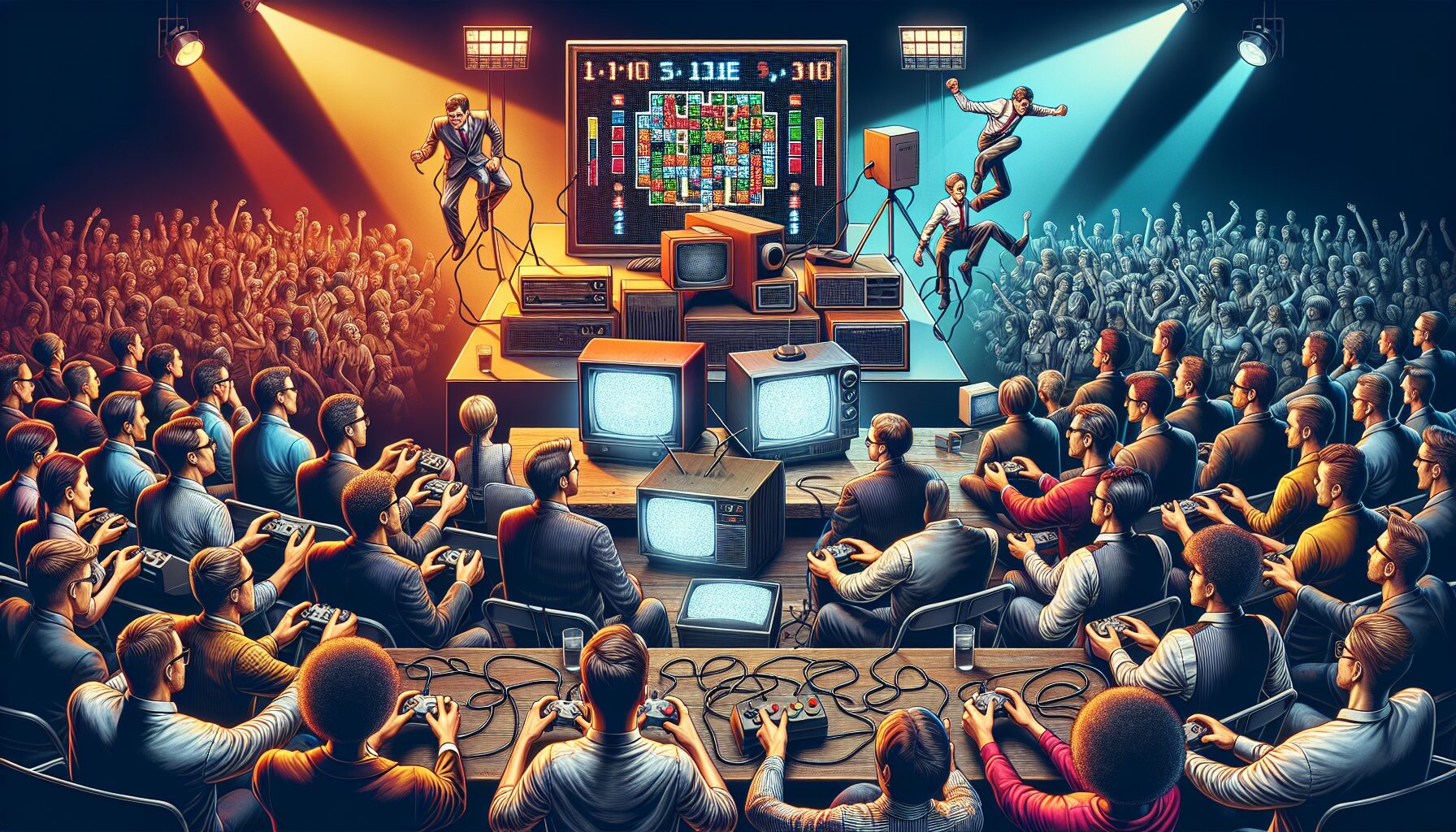 俄羅斯方塊世界錦標賽現場