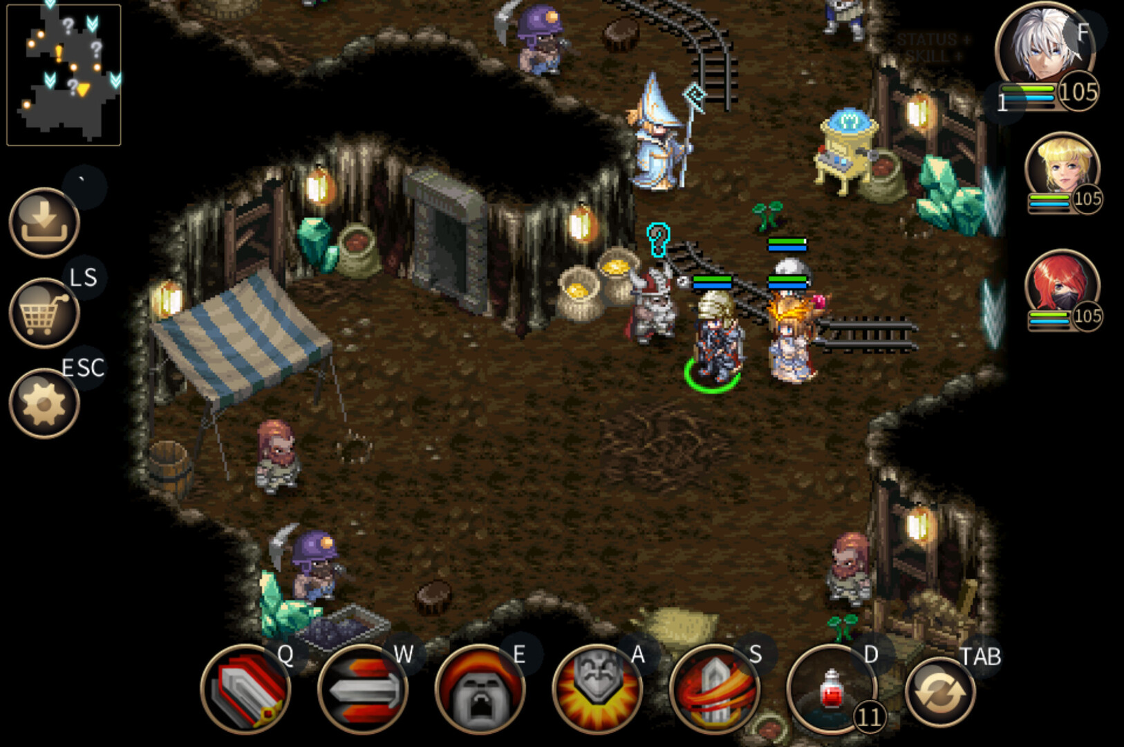 經典動作 RPG 強勢回歸！《艾諾迪亞4》Steam 免費上線，六大職業X像素冒險等你來戰