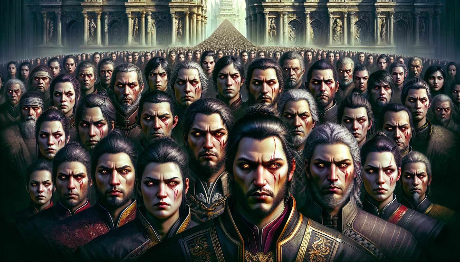 宇智波族人展示寫輪眼變化