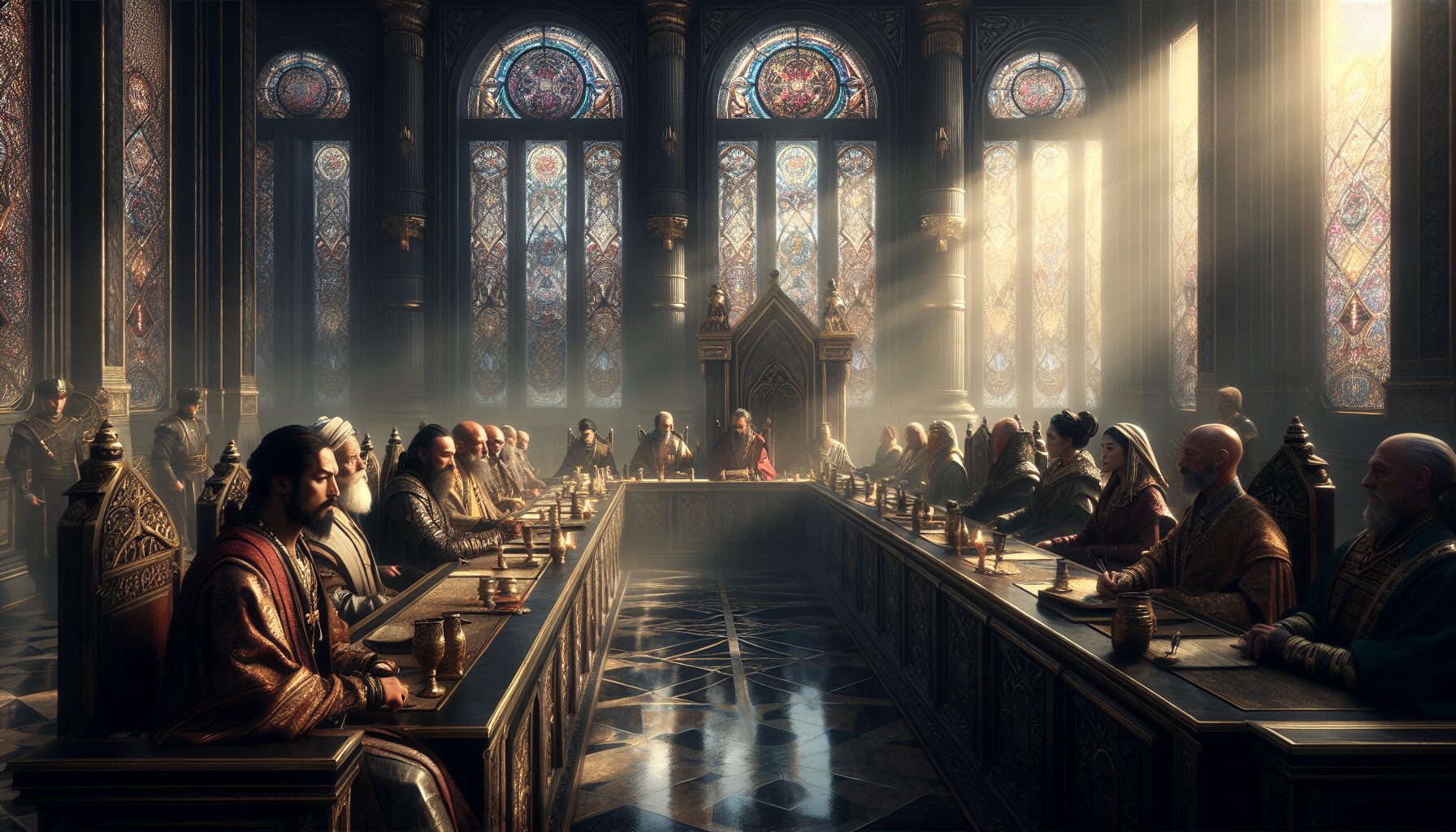 紫川家族元老會與軍事機構構成圖