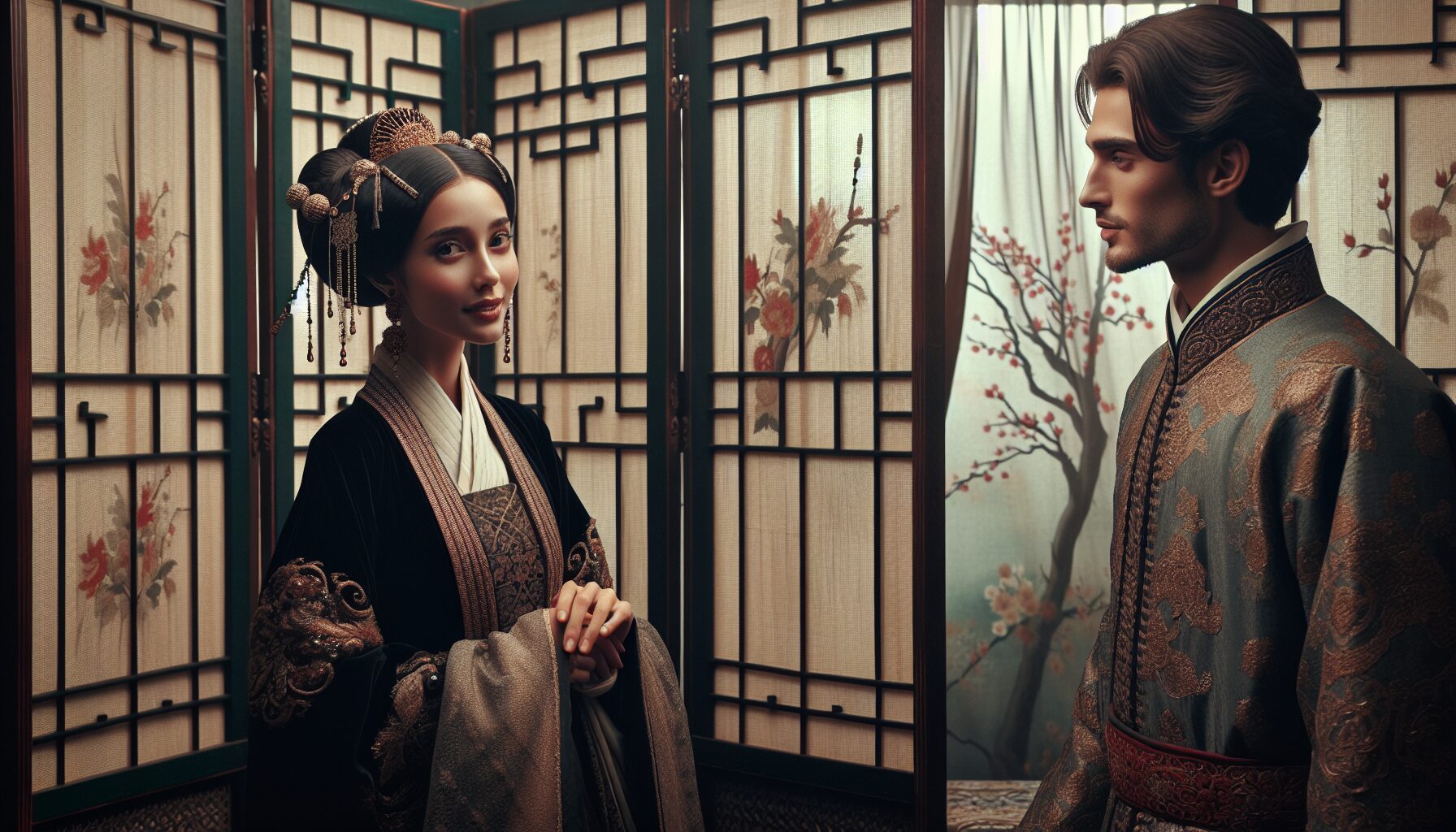 貓貓與壬氏互動畫面