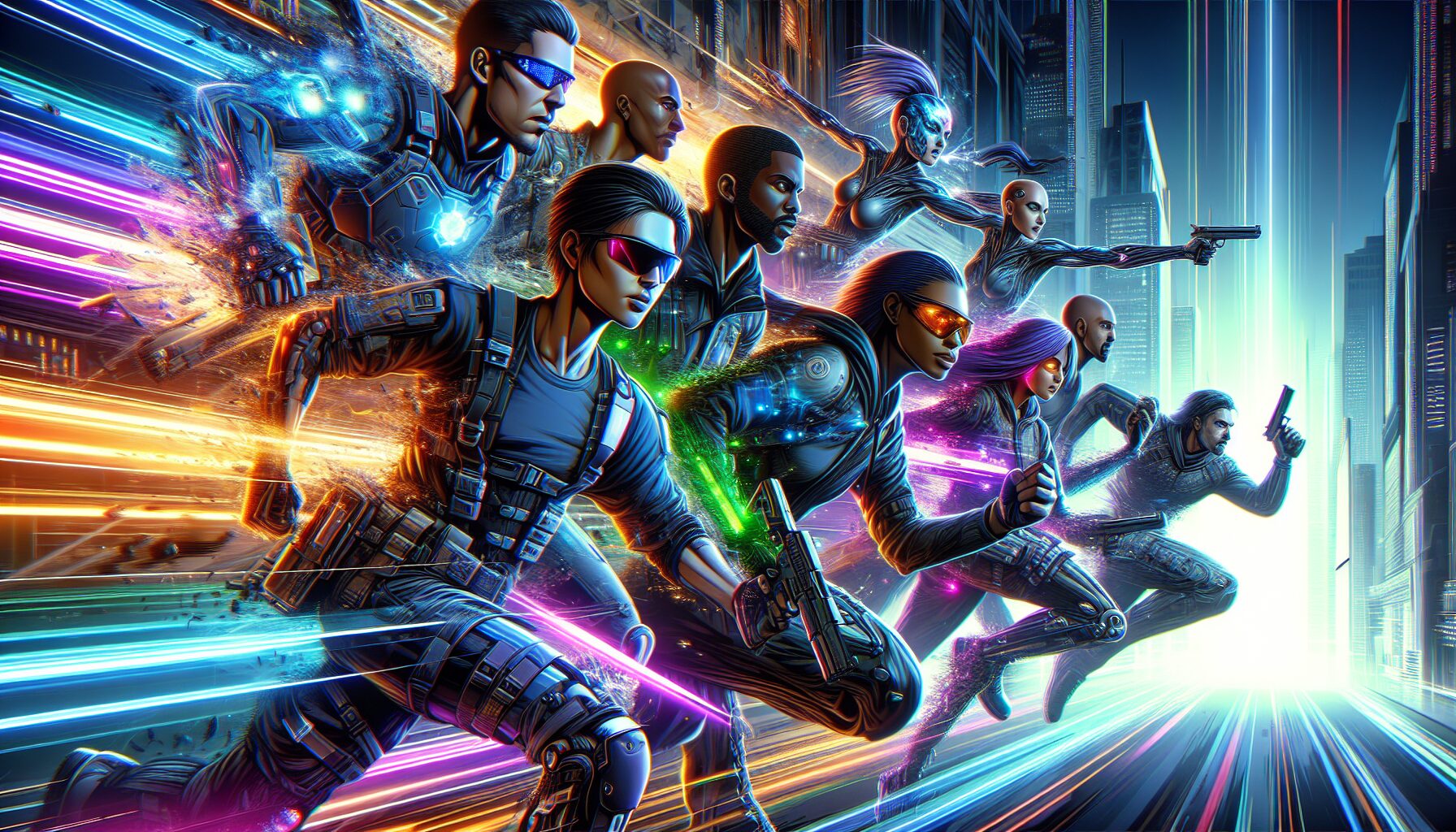 動畫中鮮明的色彩對比與爆發力場景，展現TRIGGER團隊動態魅力。