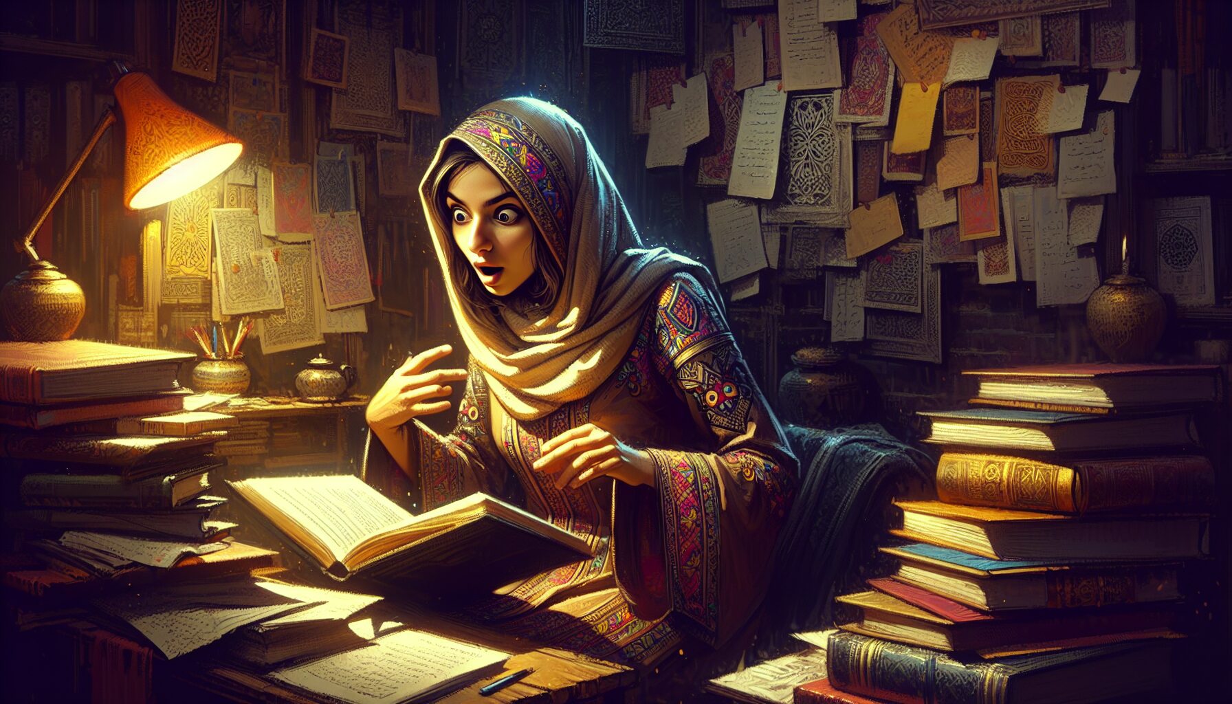 冷幽默情境插畫,角色在嚴肅場景中突顯荒謬感