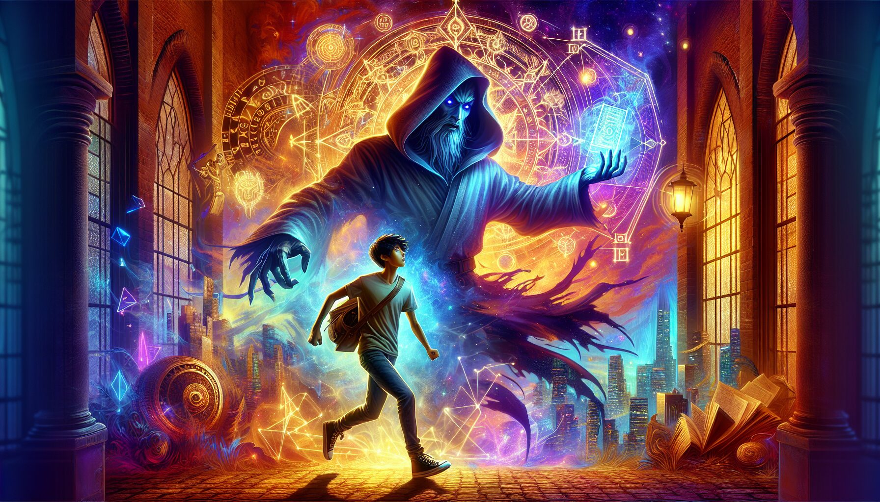 網路小說中浮士德式交易的主角設計插圖