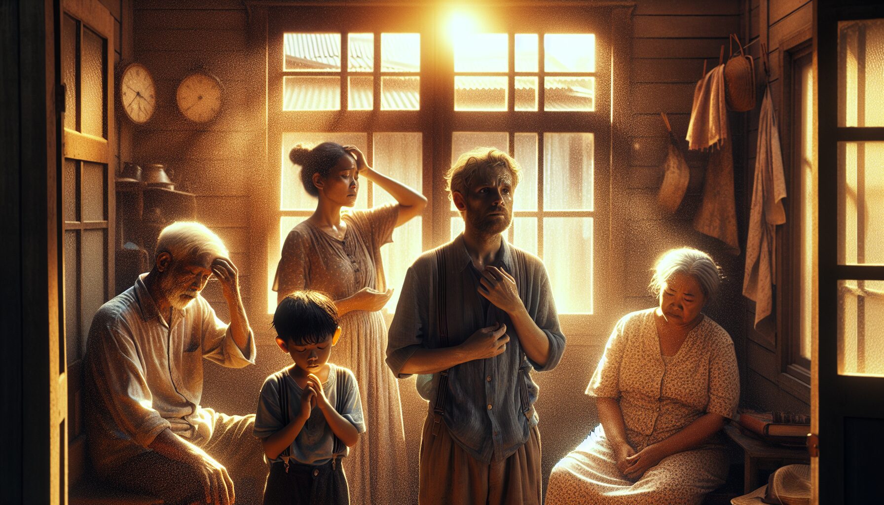 小說中酷暑與行為失控——角色在高溫下決裂對峙