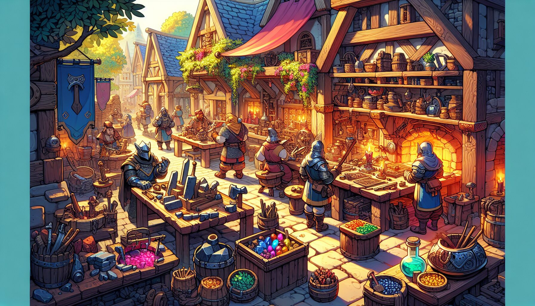 村莊製作系統與工作台升級介面