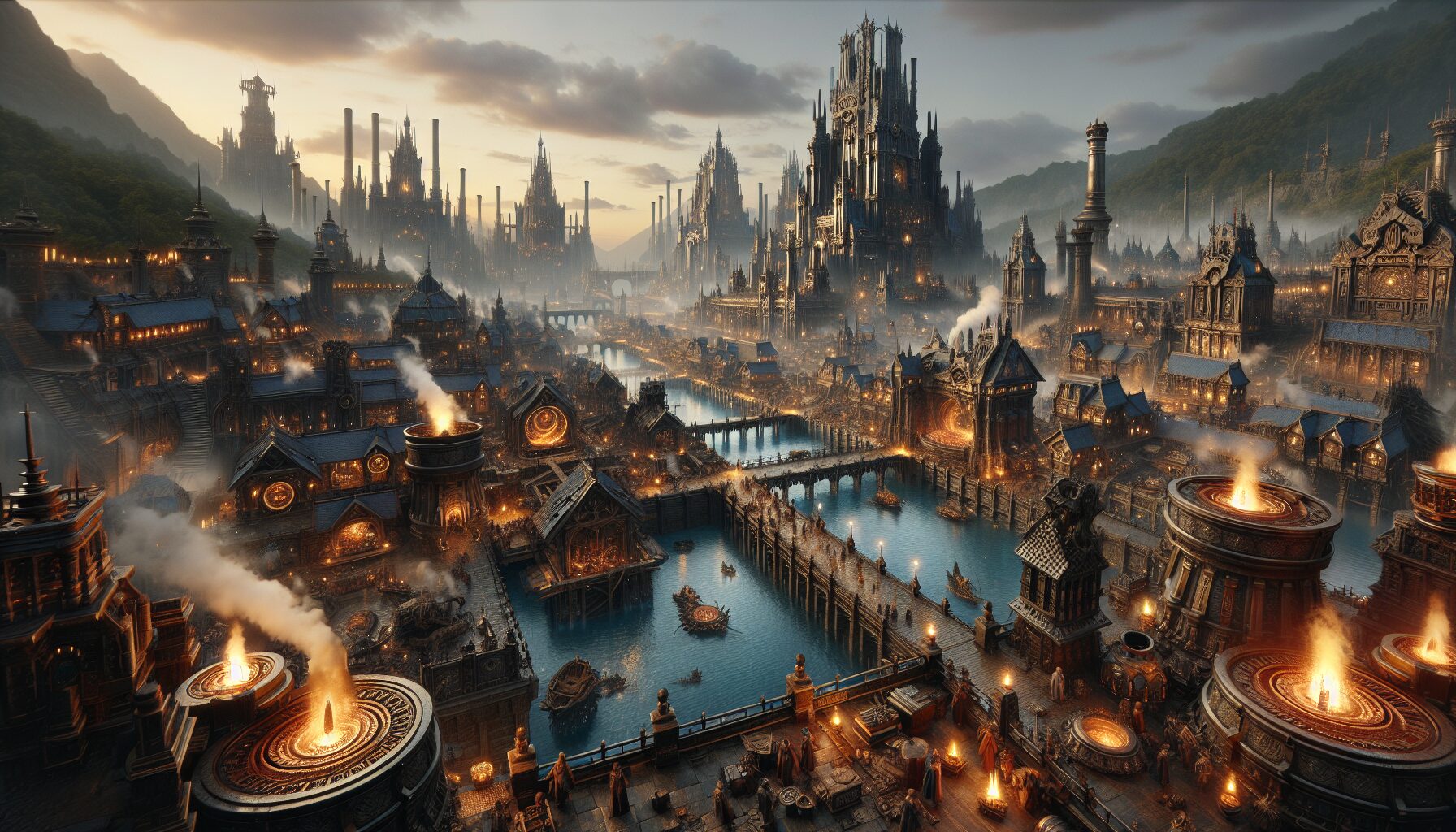 斯瓦塔爾夫海姆矮人國度機械建築設計