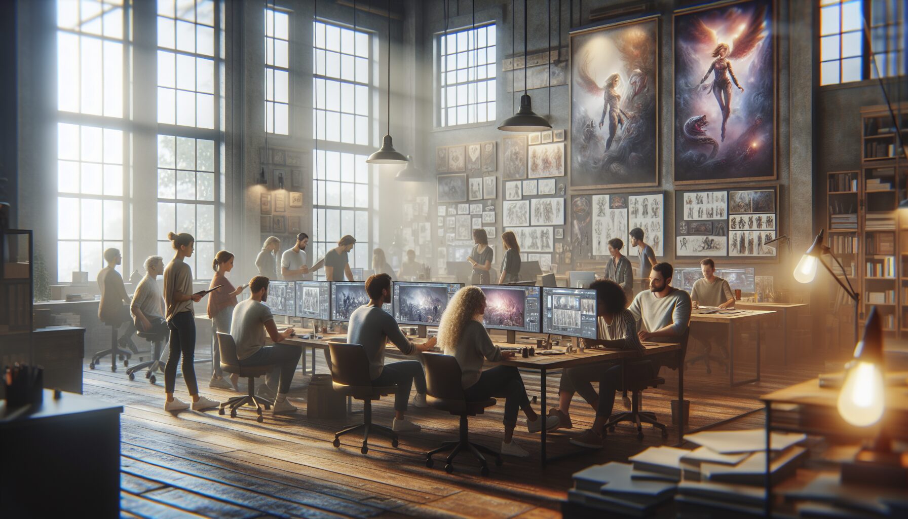 主創團隊與配音演員幕後合照